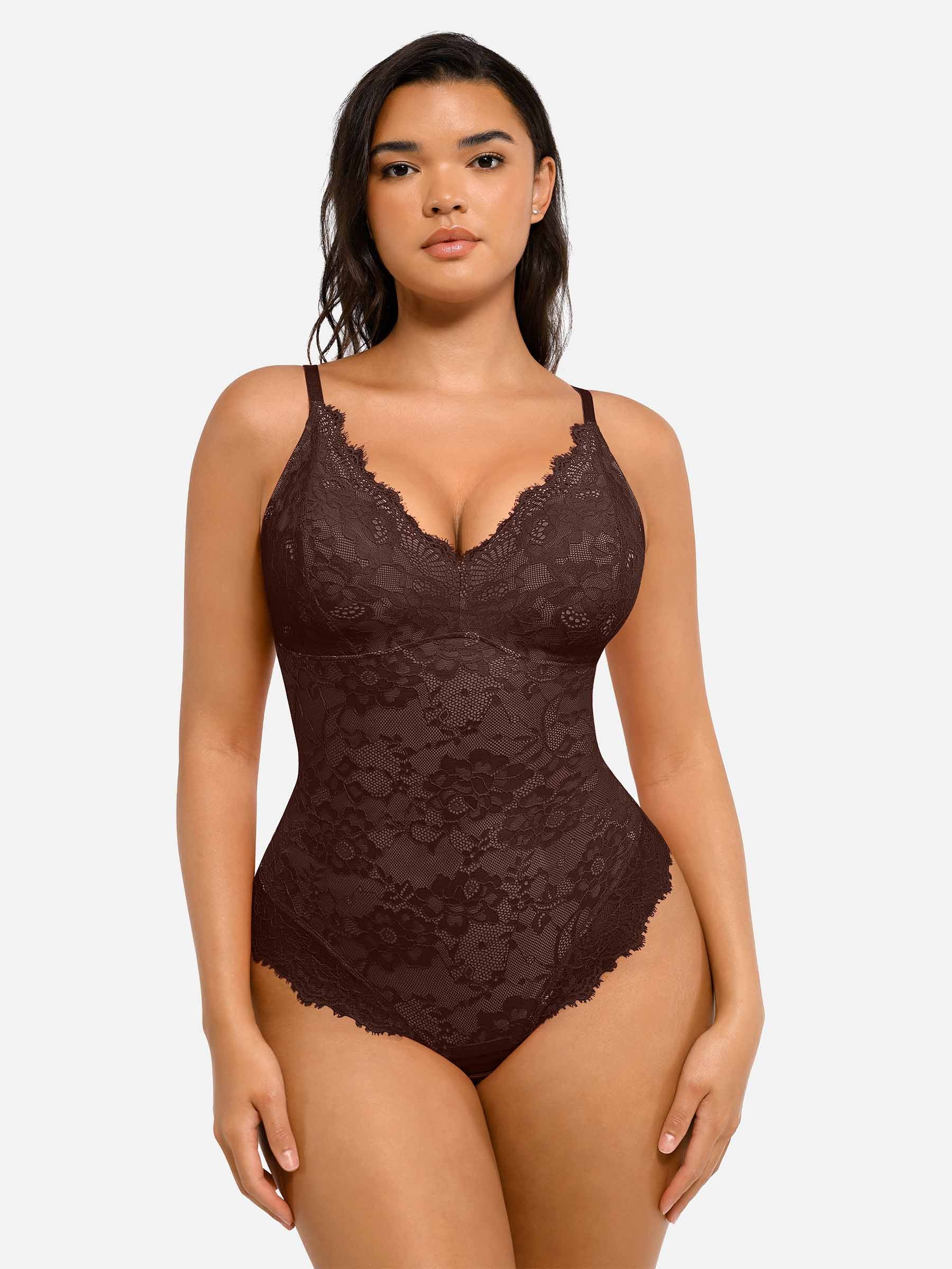 2-Pack Lace V Neck Bodysuit Bundle - Image 12