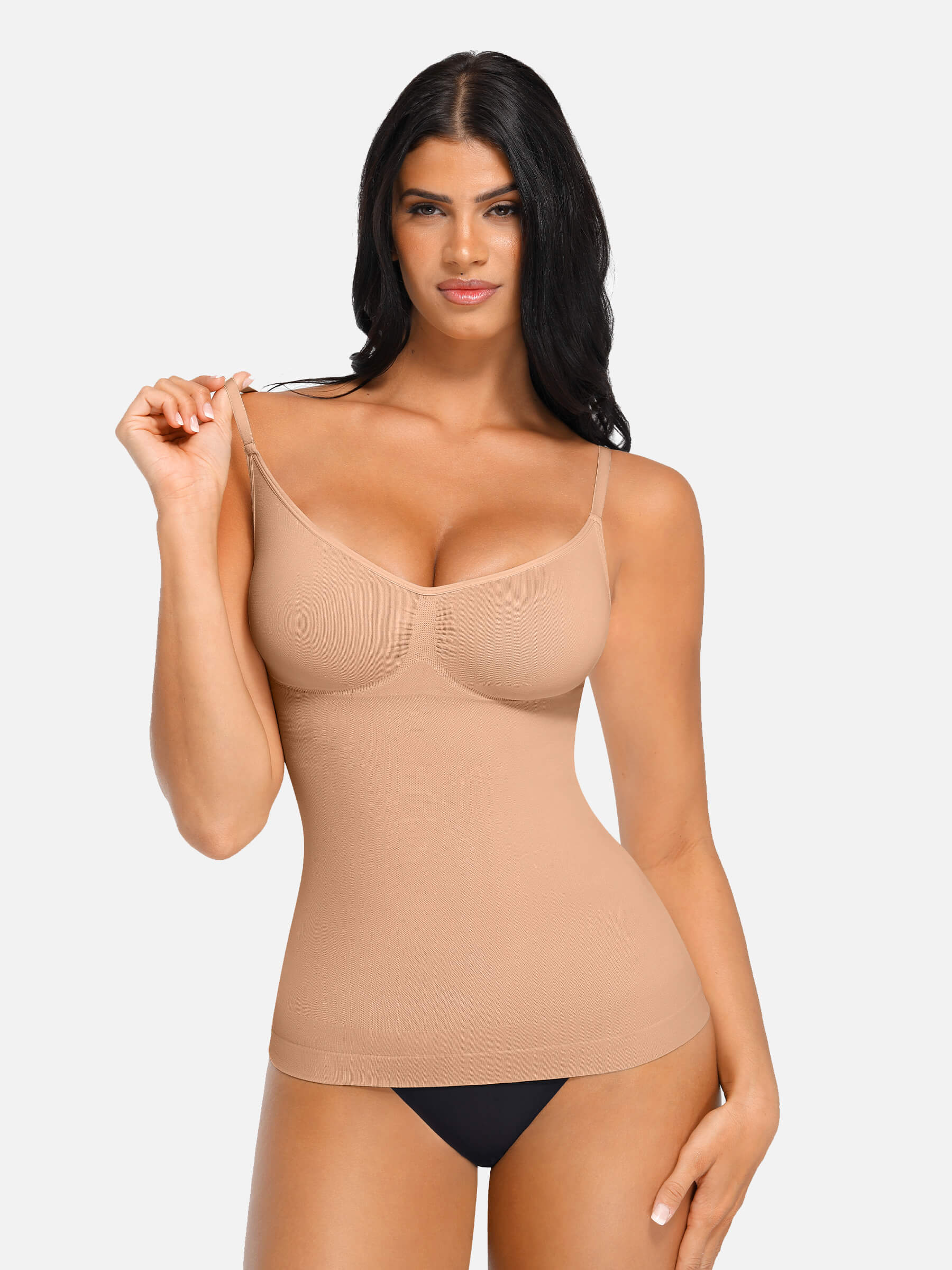 3-Pack Bust Support Waist Control Shape Tank Top Bundle - Image 36