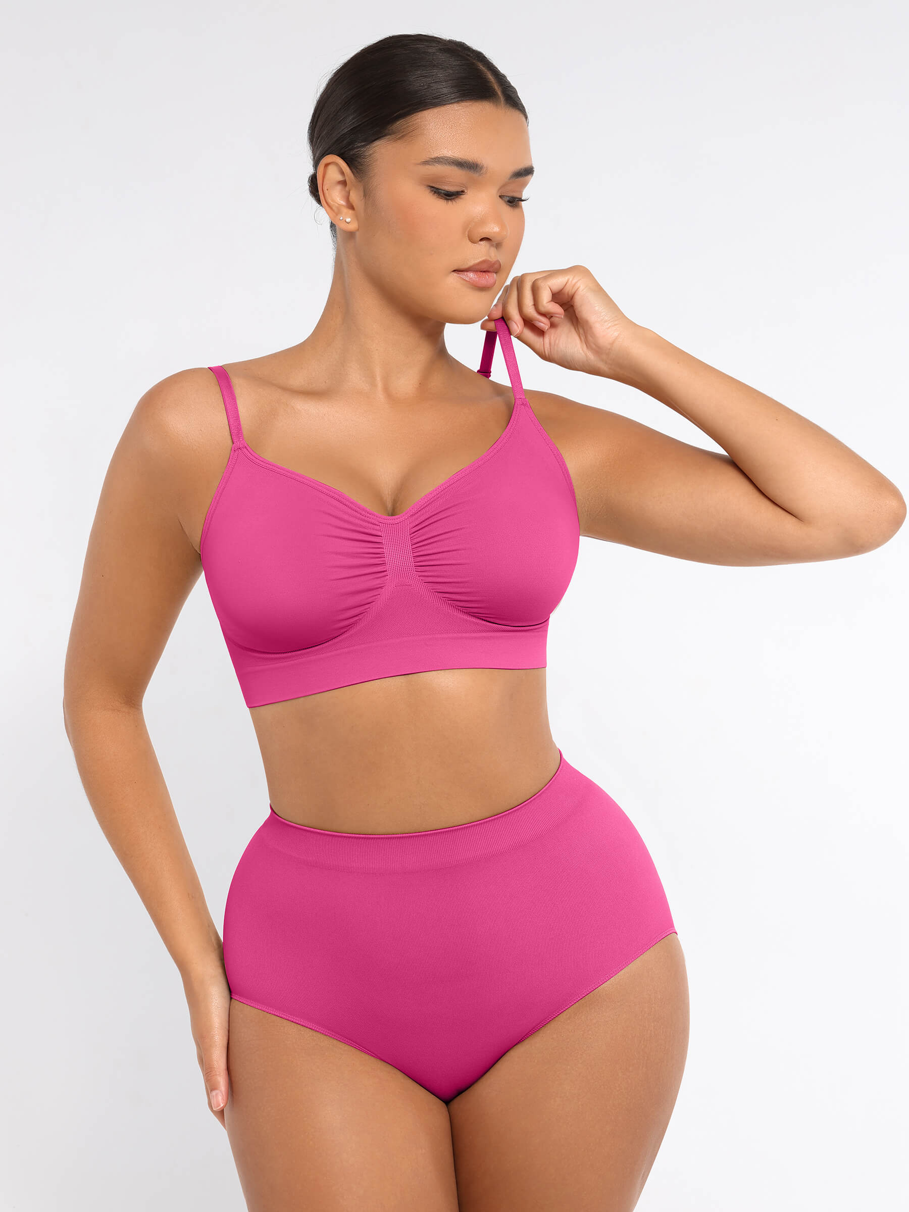 3-Pack Smooth Seamless Wireless Bra Bundle - Image 75