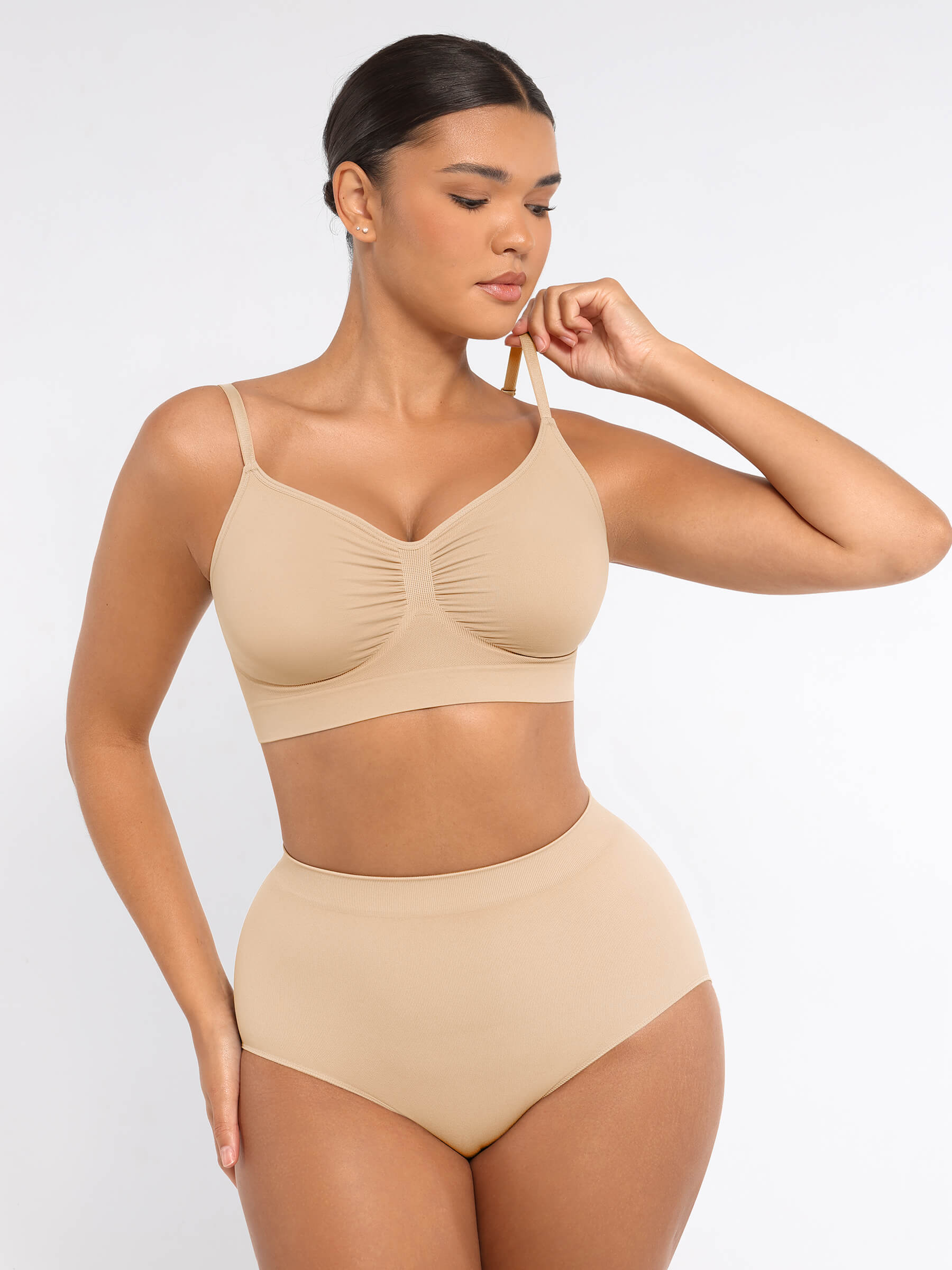 3-Pack Smooth Seamless Wireless Bra Bundle - Image 76