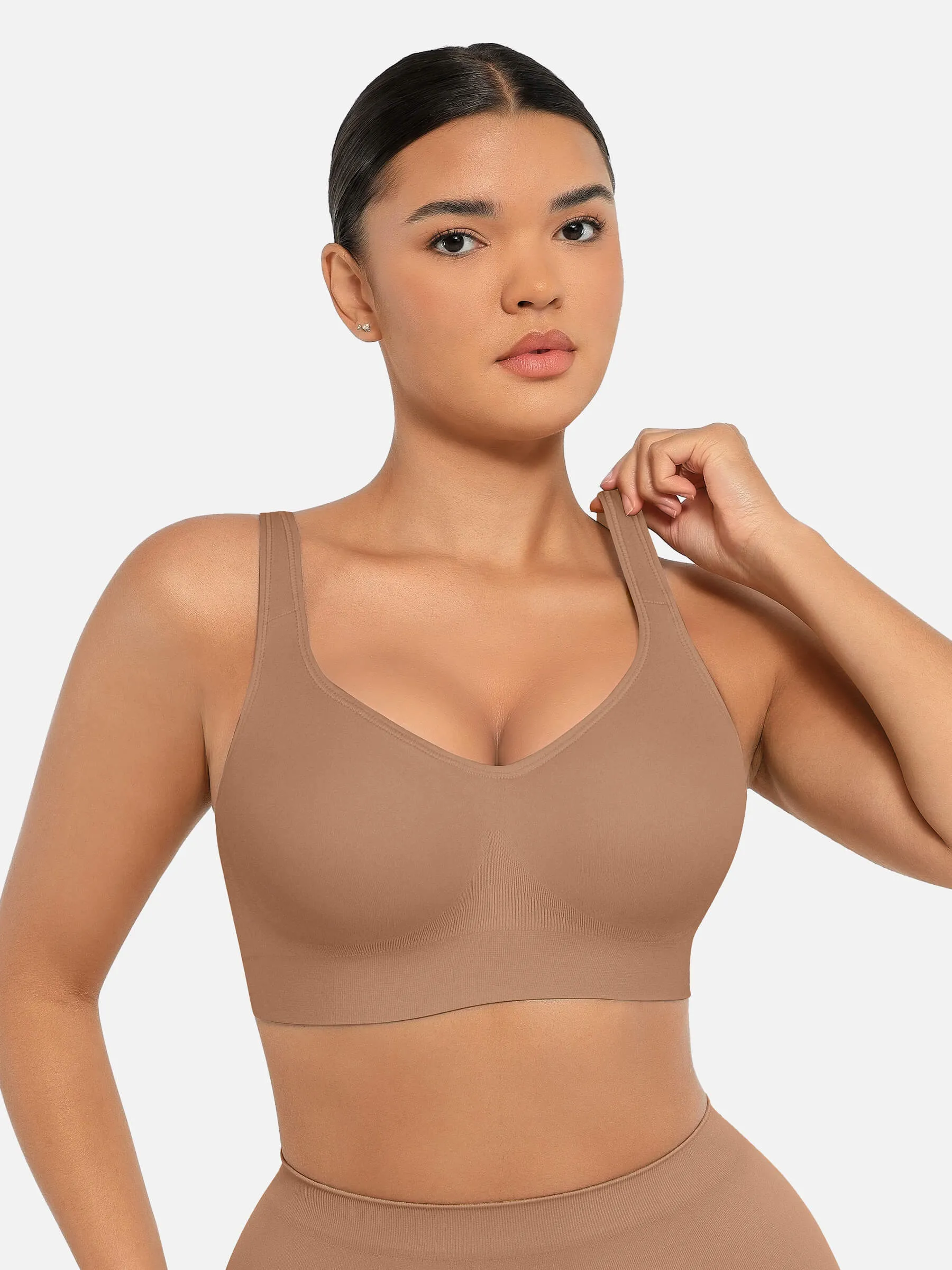 Built-In Cup Full Coverage Wireless Bra - Image 19