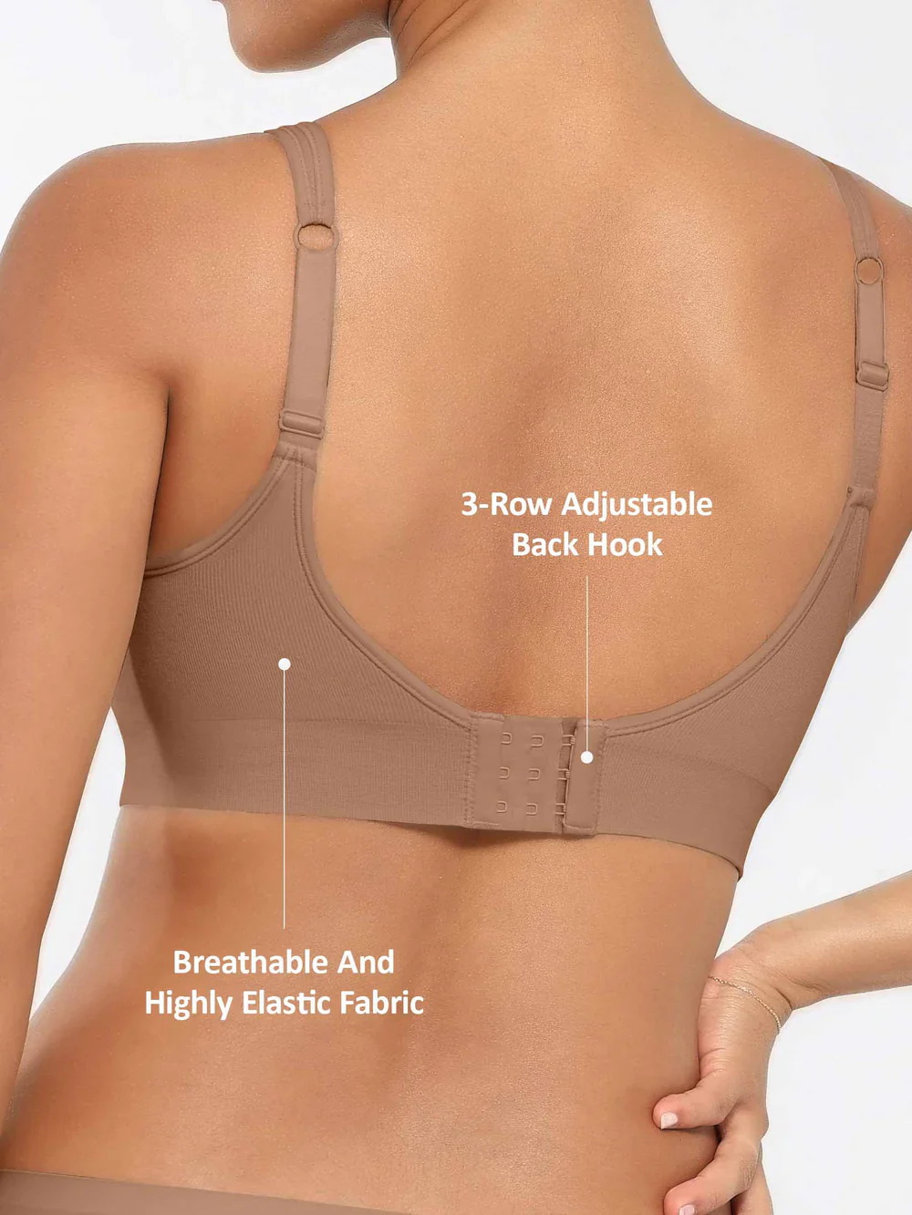 Built-In Cup Full Coverage Wireless Bra - Image 21