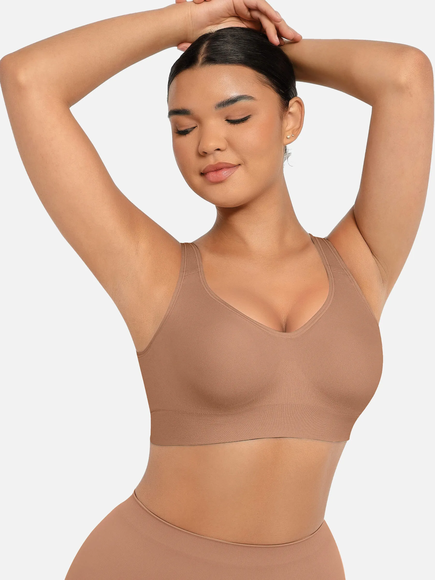 Built-In Cup Full Coverage Wireless Bra - Image 23