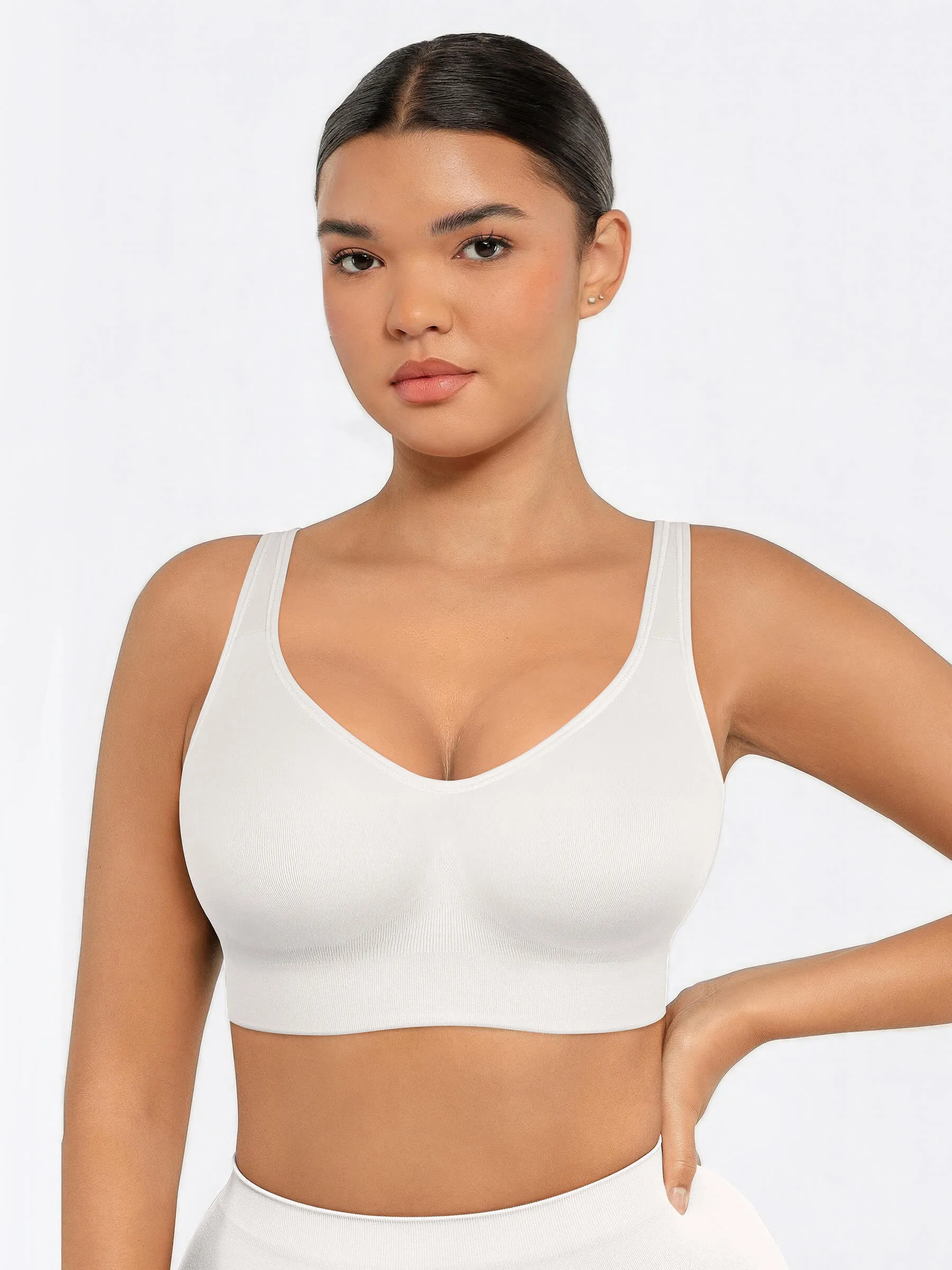 Built-In Cup Full Coverage Wireless Bra - Image 31