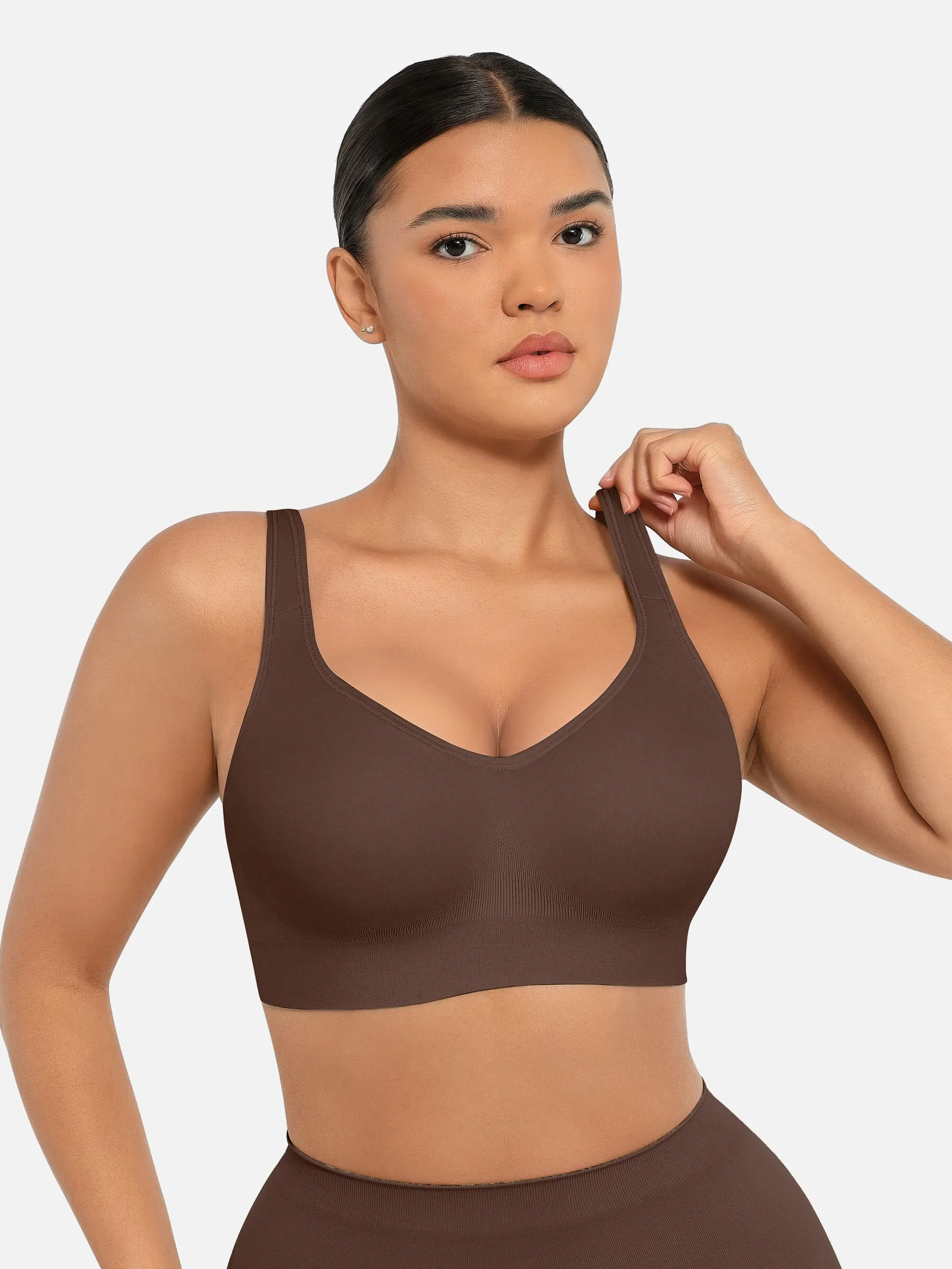 Built-In Cup Full Coverage Wireless Bra - Image 37