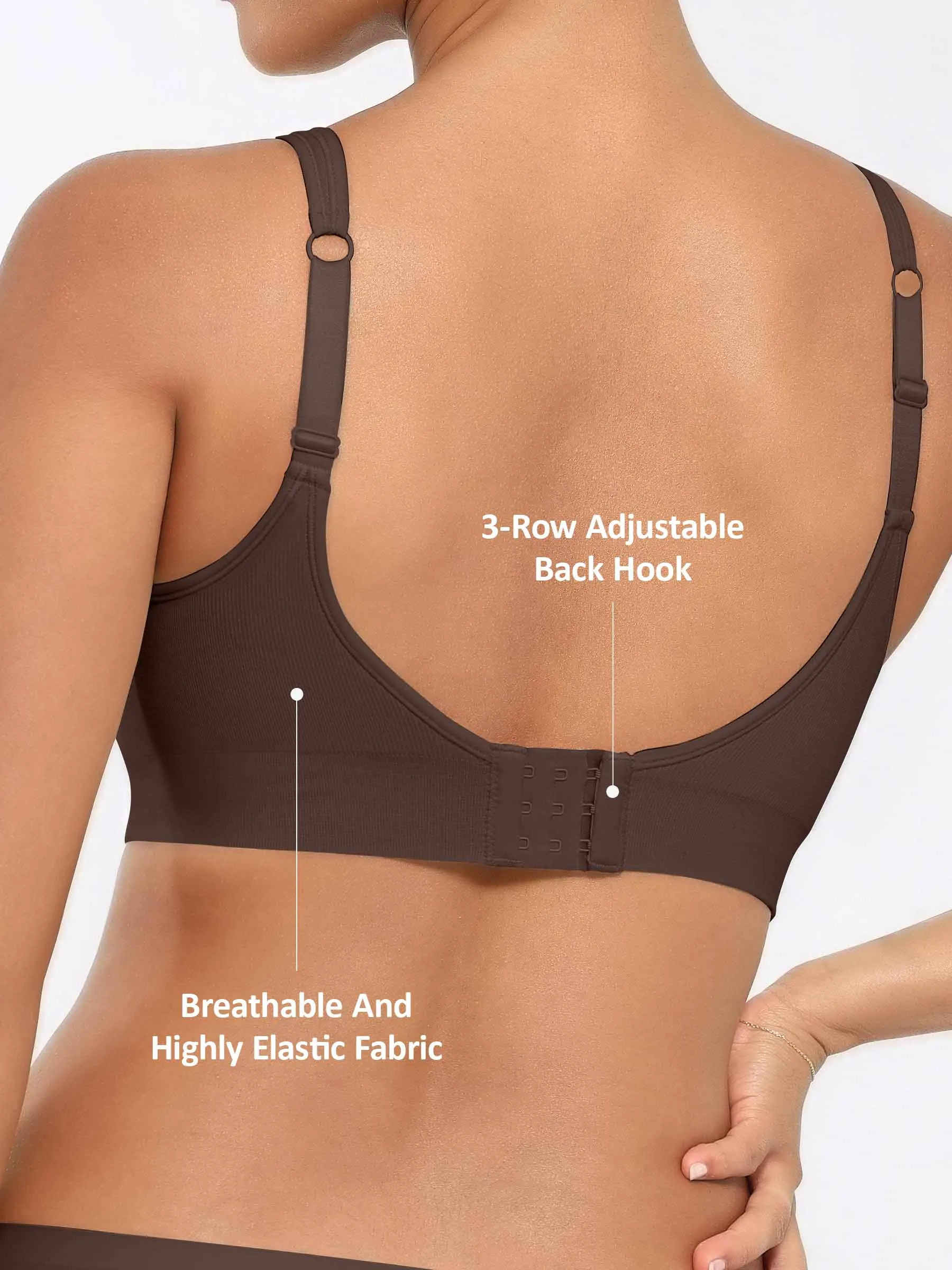 Built-In Cup Full Coverage Wireless Bra - Image 39