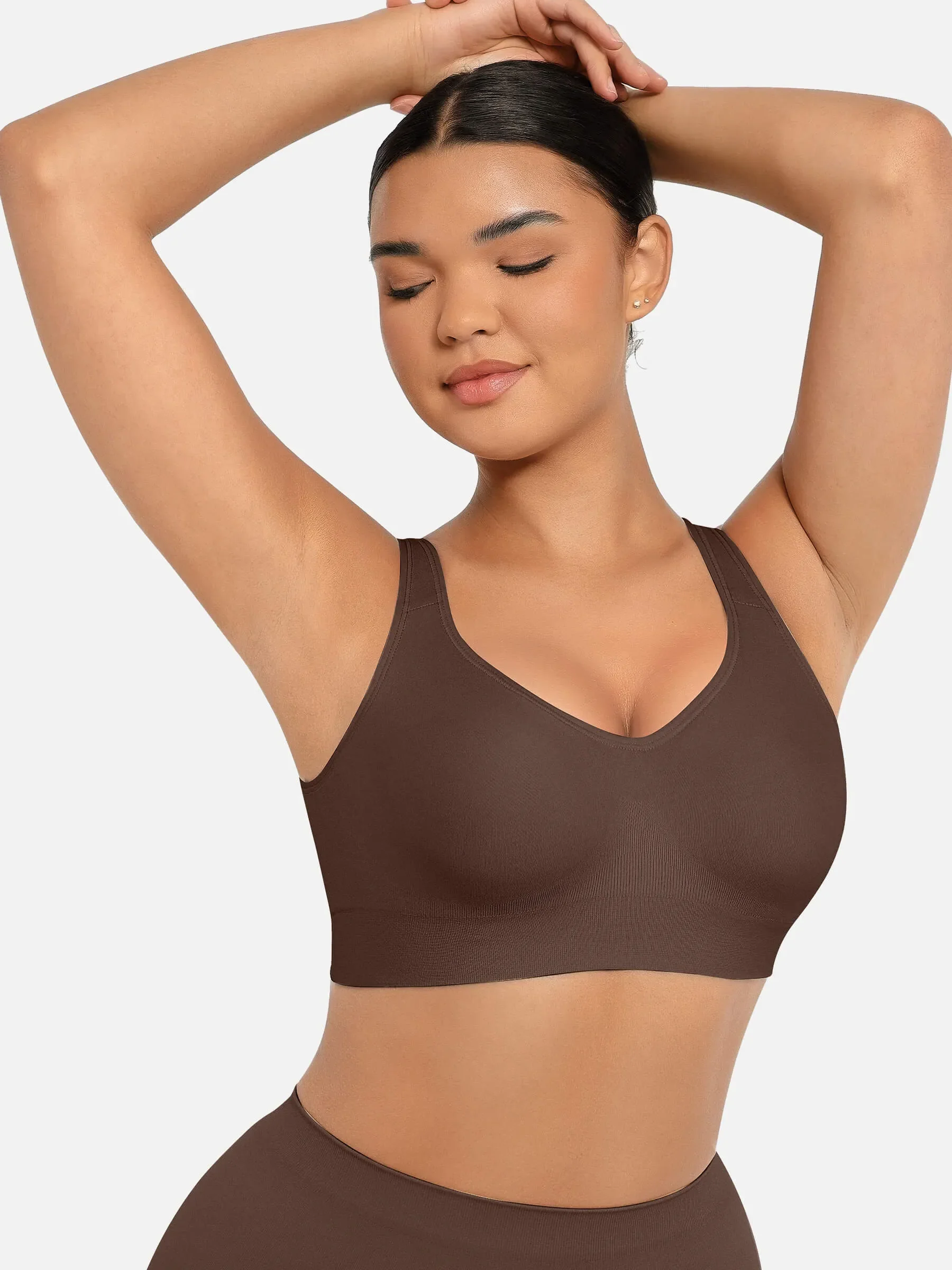Built-In Cup Full Coverage Wireless Bra - Image 41