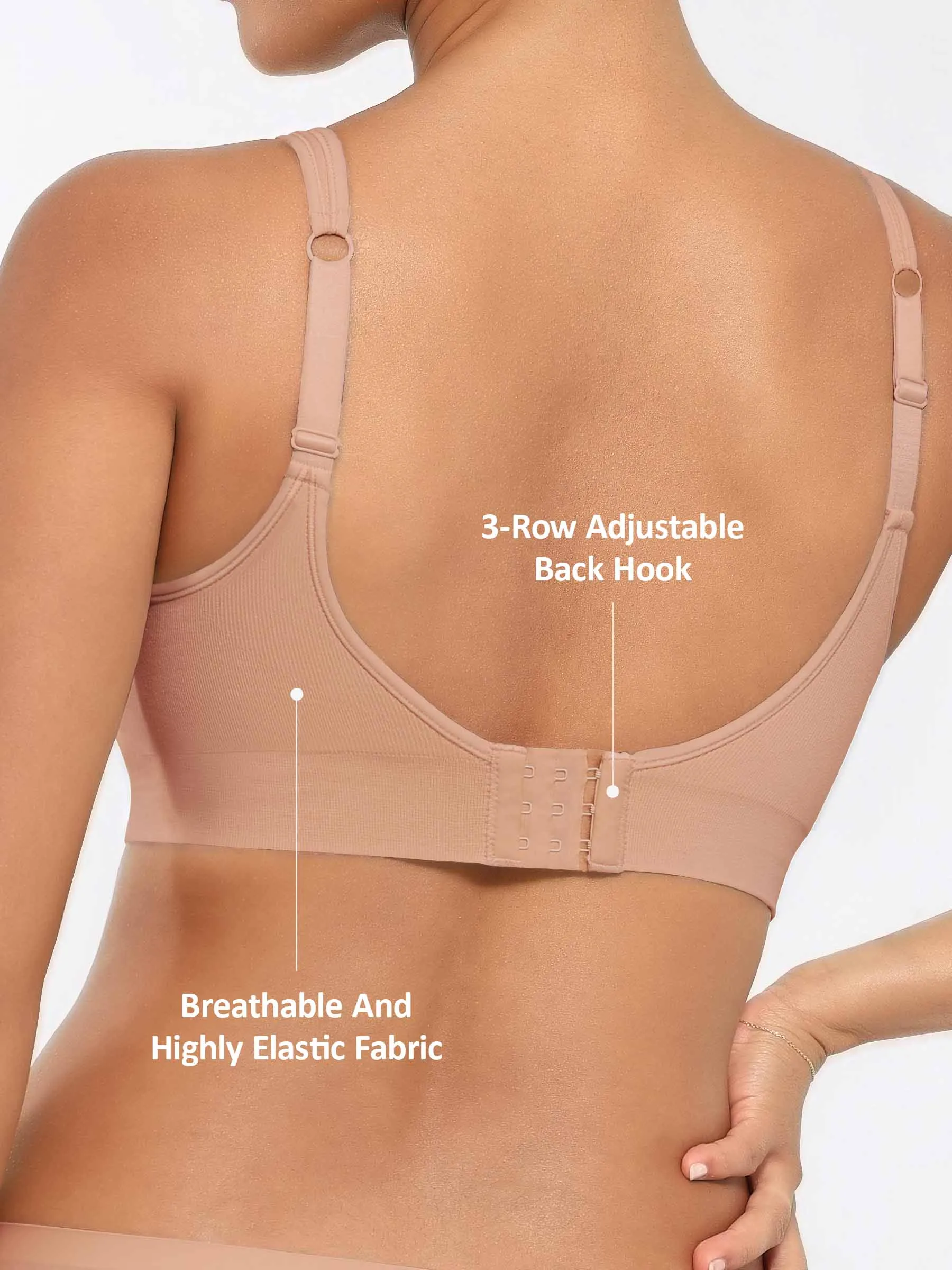 Built-In Cup Full Coverage Wireless Bra - Image 48