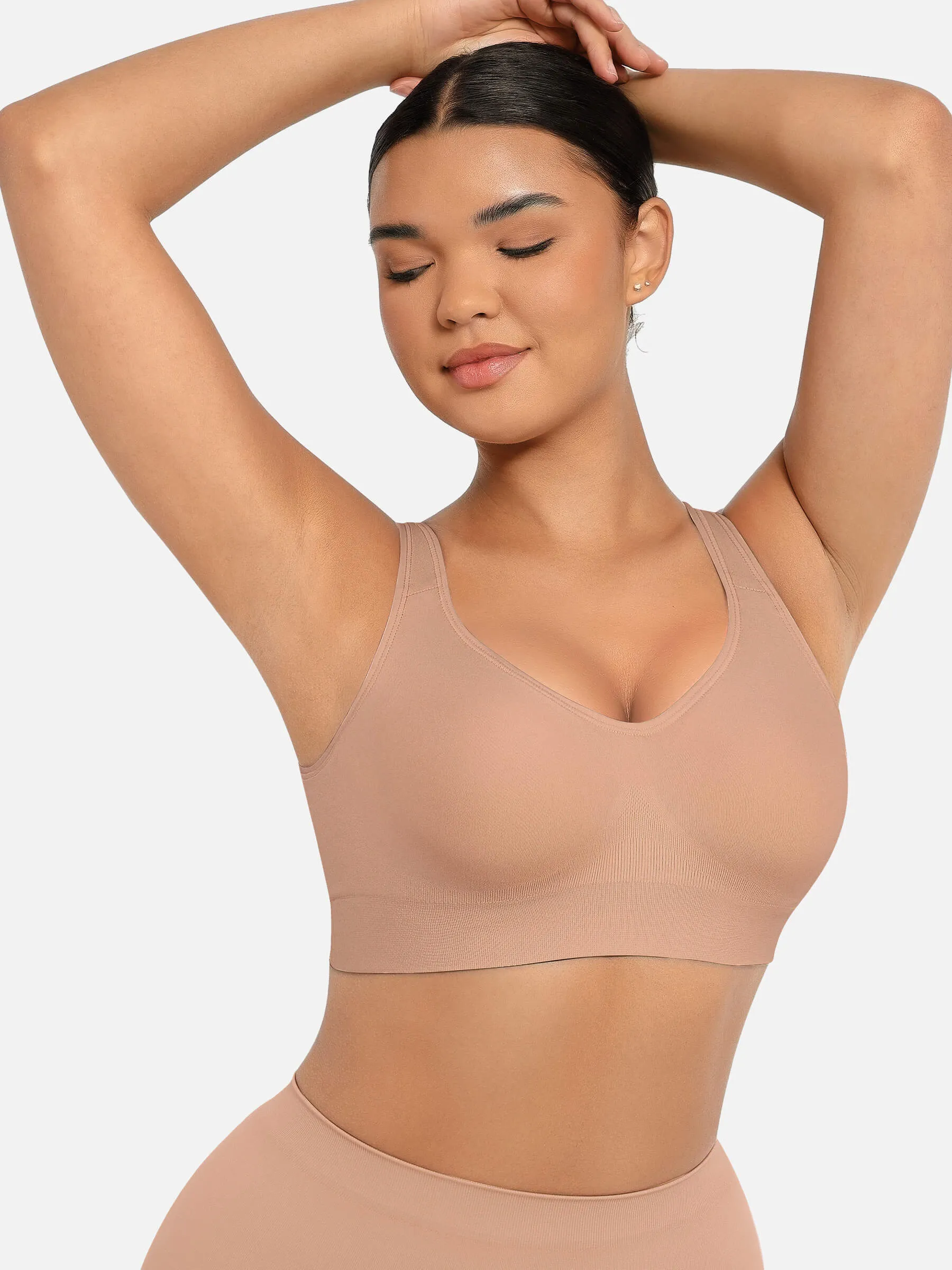 Built-In Cup Full Coverage Wireless Bra - Image 50