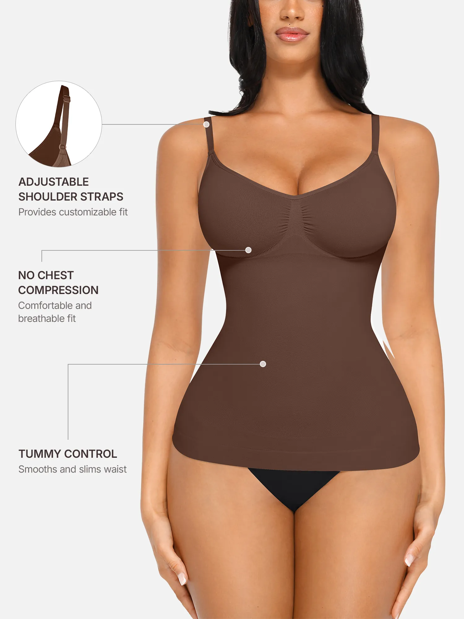 Bust Support Shaping Tank Top - Image 15