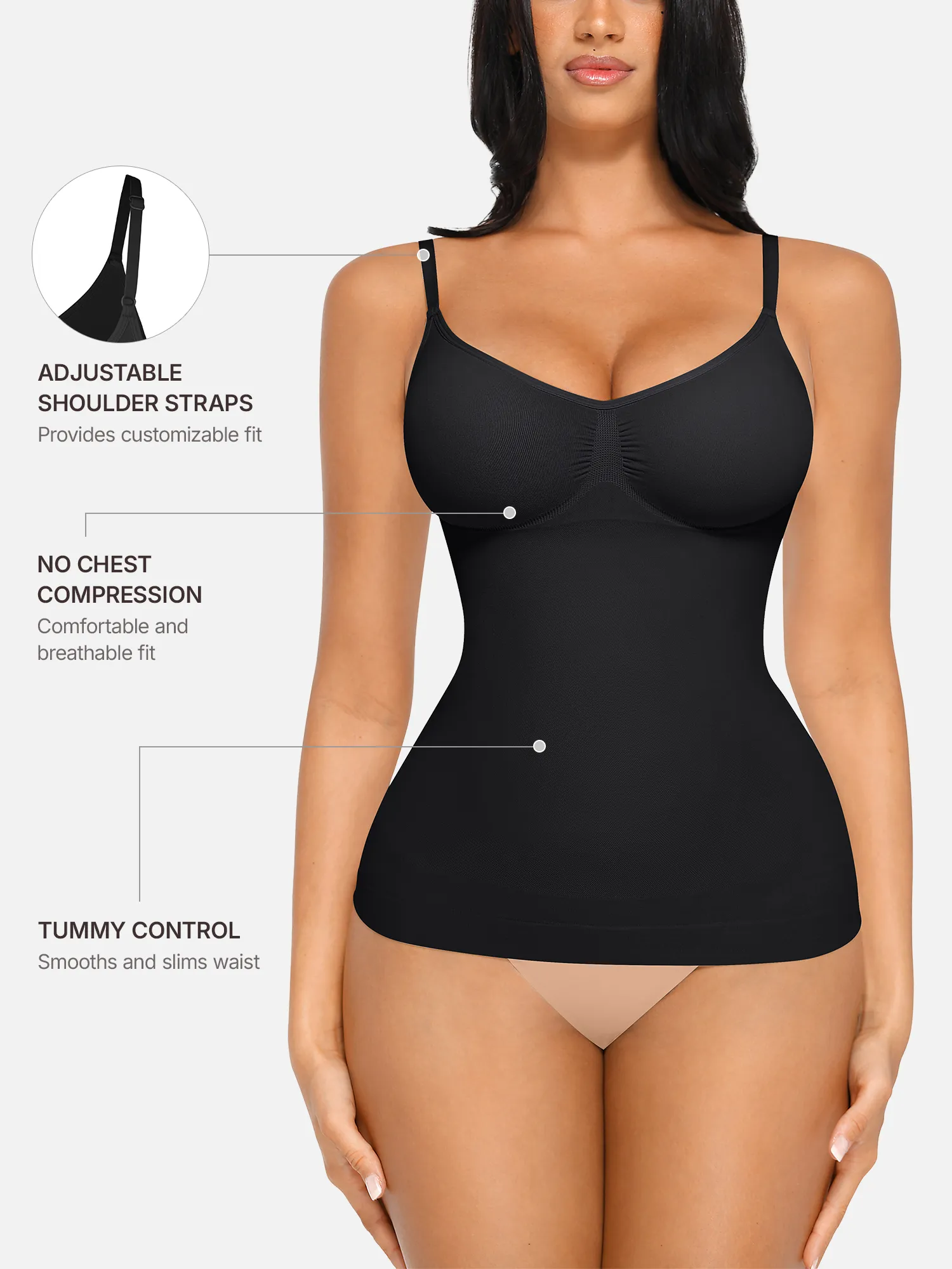 Bust Support Shaping Tank Top - Image 9