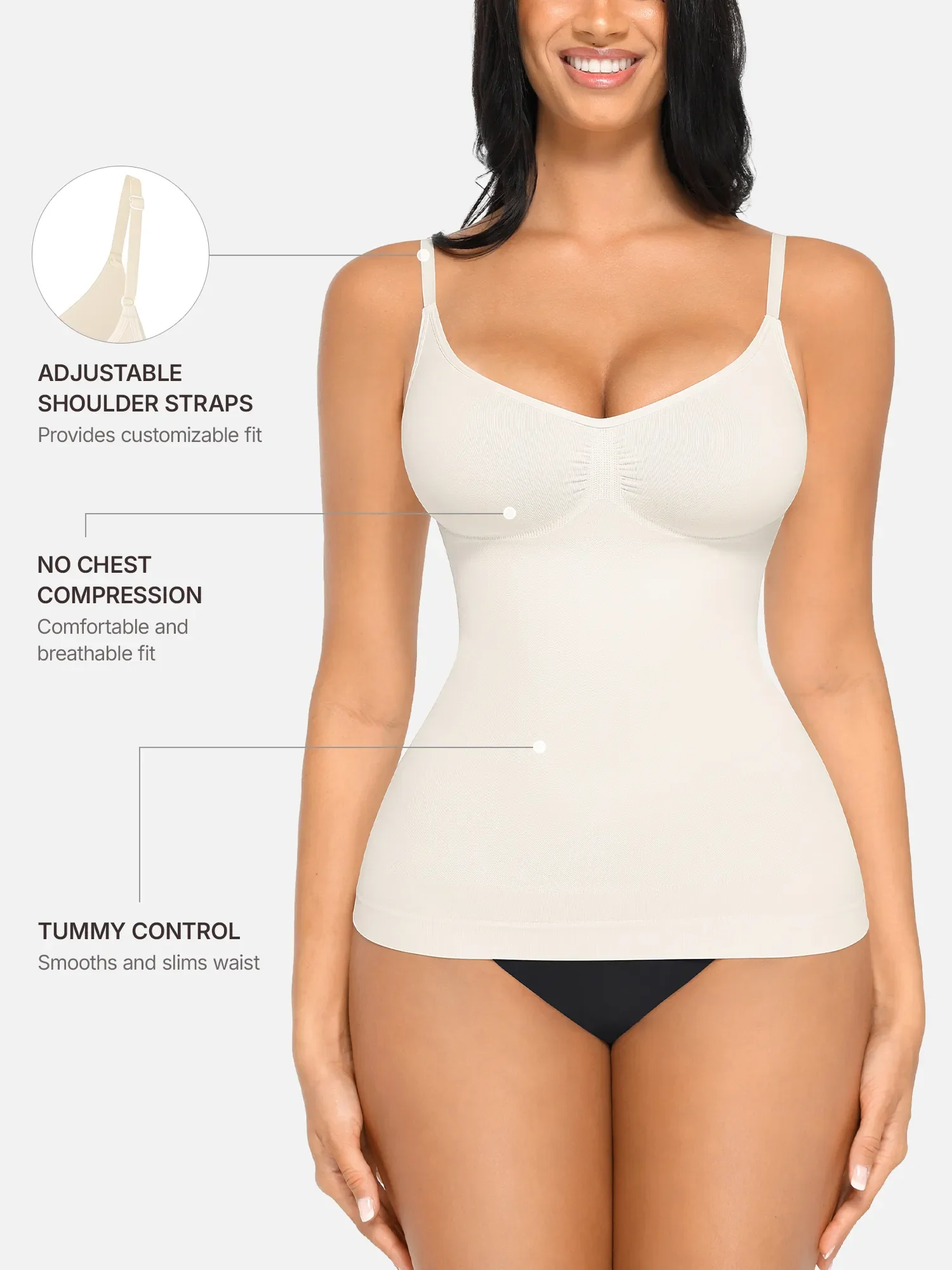 Bust Support Shaping Tank Top - Image 21