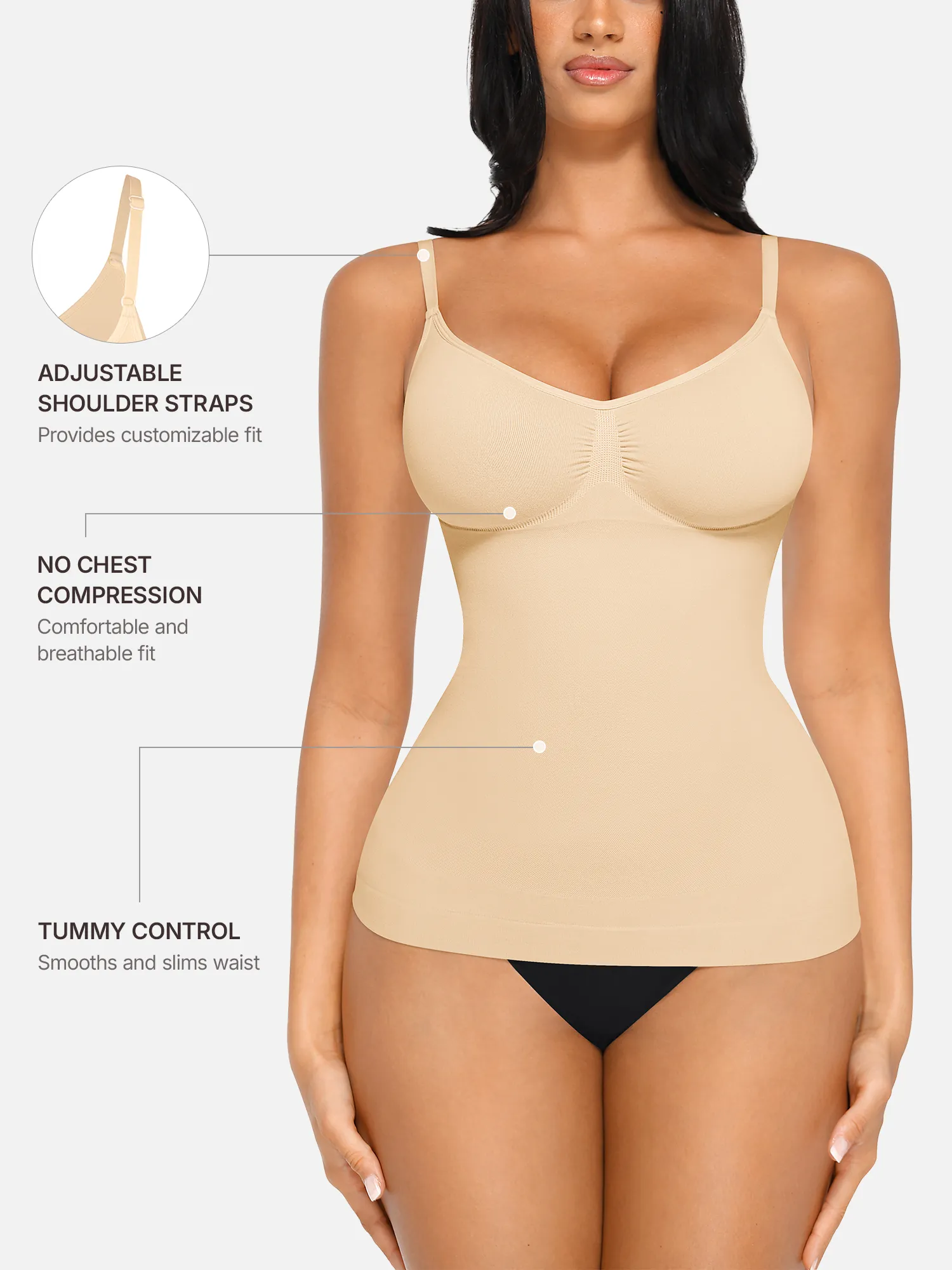 Bust Support Shaping Tank Top - Image 26