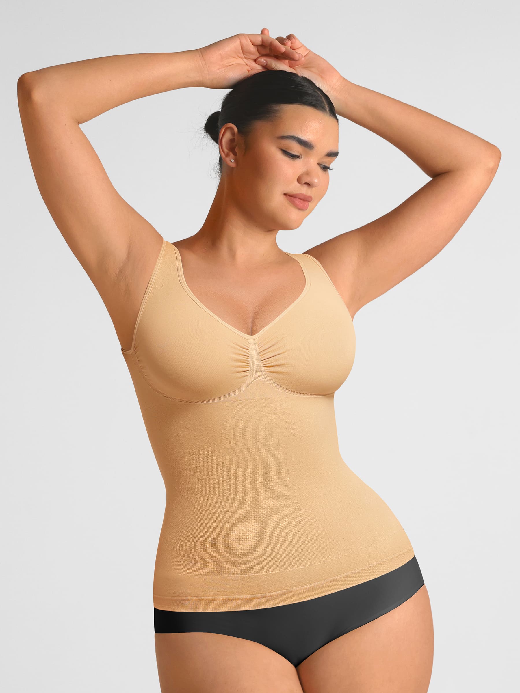 Seamless Everyday Tummy Control Wide Strap Tank Top - Image 20