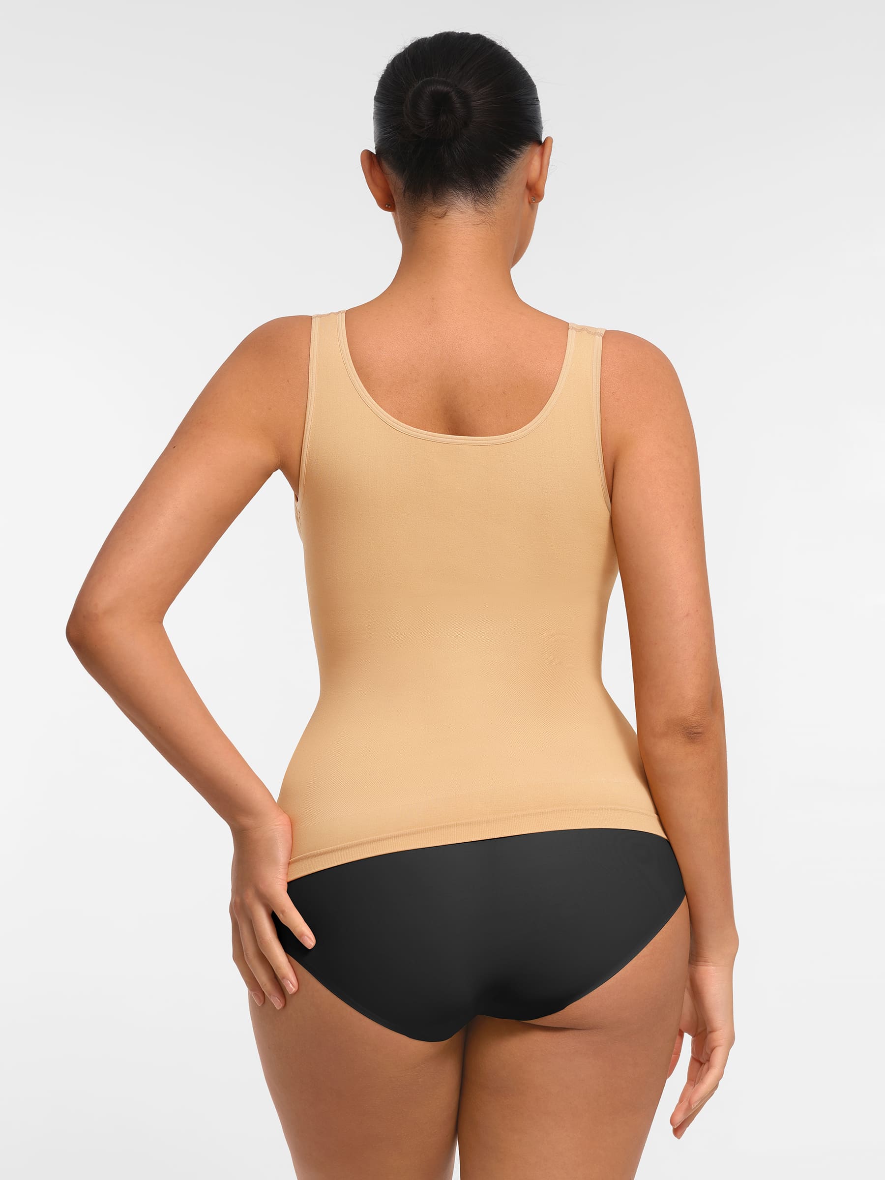 Seamless Everyday Tummy Control Wide Strap Tank Top - Image 23