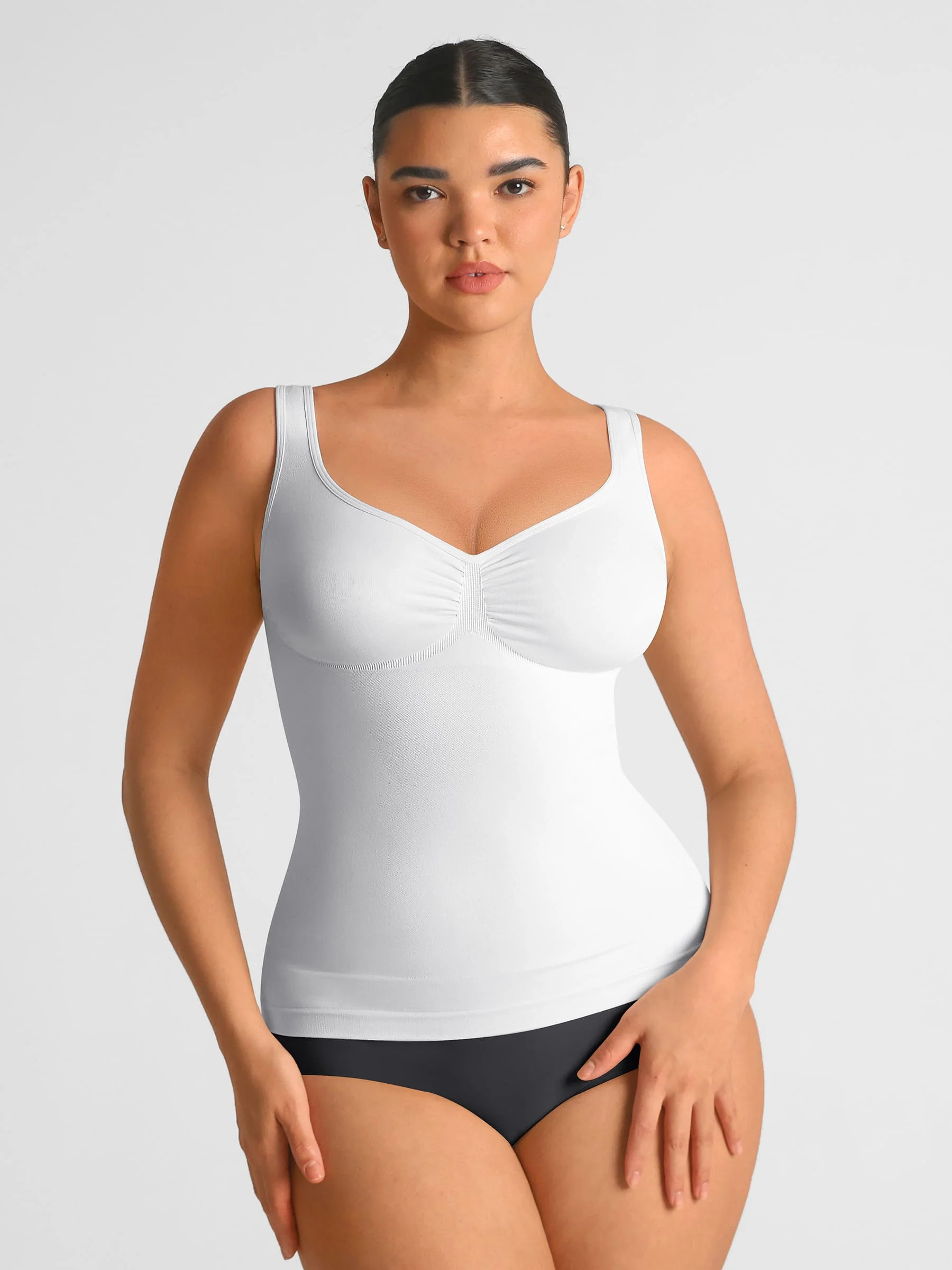 Seamless Everyday Tummy Control Wide Strap Tank Top - Image 26
