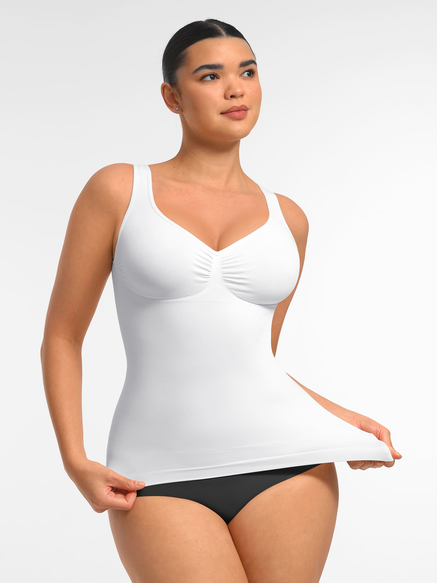 Seamless Everyday Tummy Control Wide Strap Tank Top - Image 27