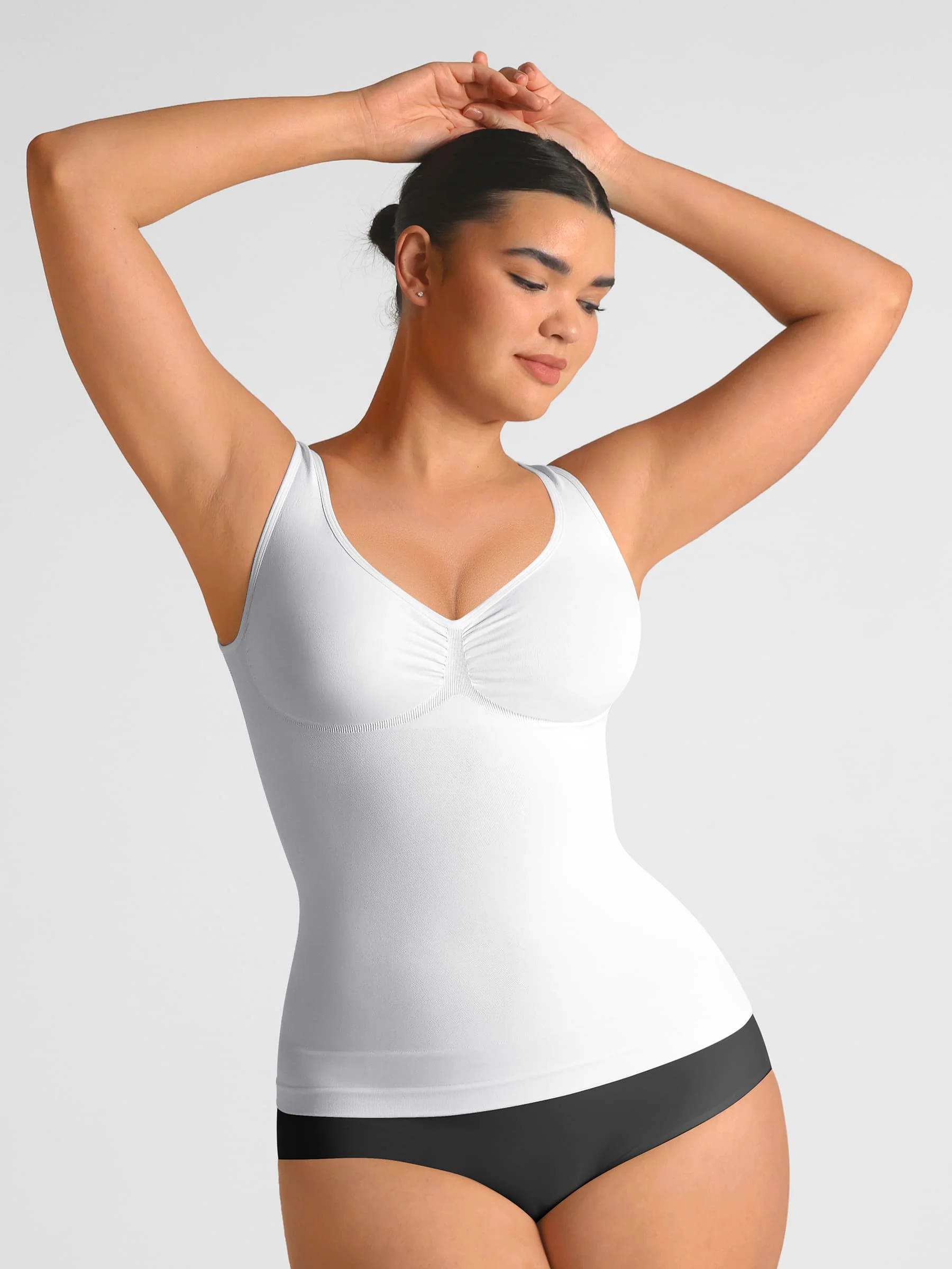 Seamless Everyday Tummy Control Wide Strap Tank Top - Image 28