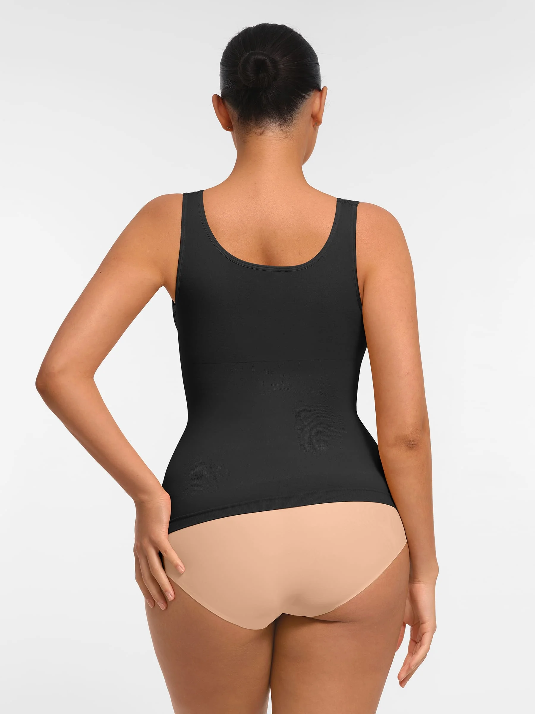 Seamless Everyday Tummy Control Wide Strap Tank Top - Image 6