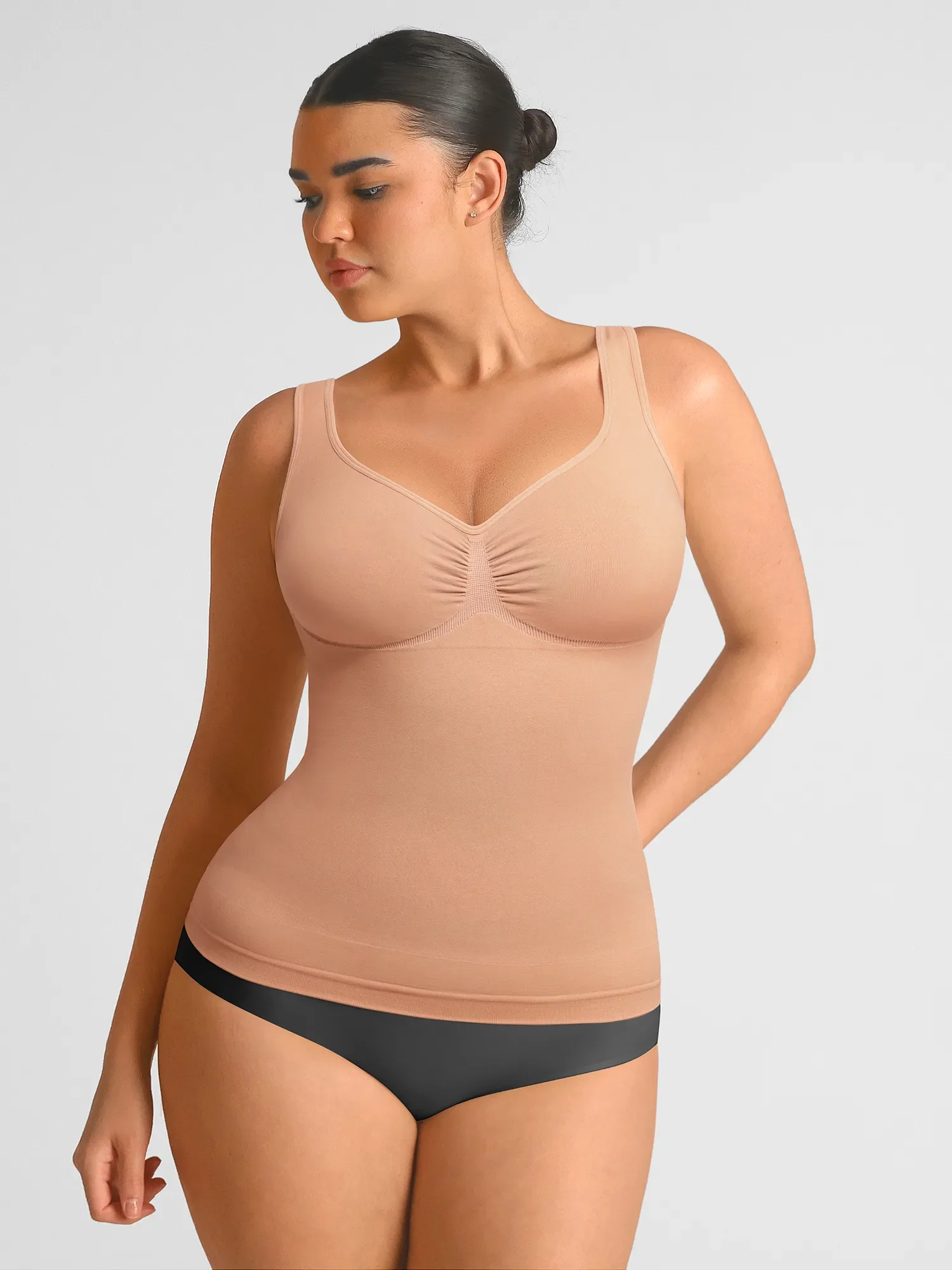 Seamless Everyday Tummy Control Wide Strap Tank Top - Image 37