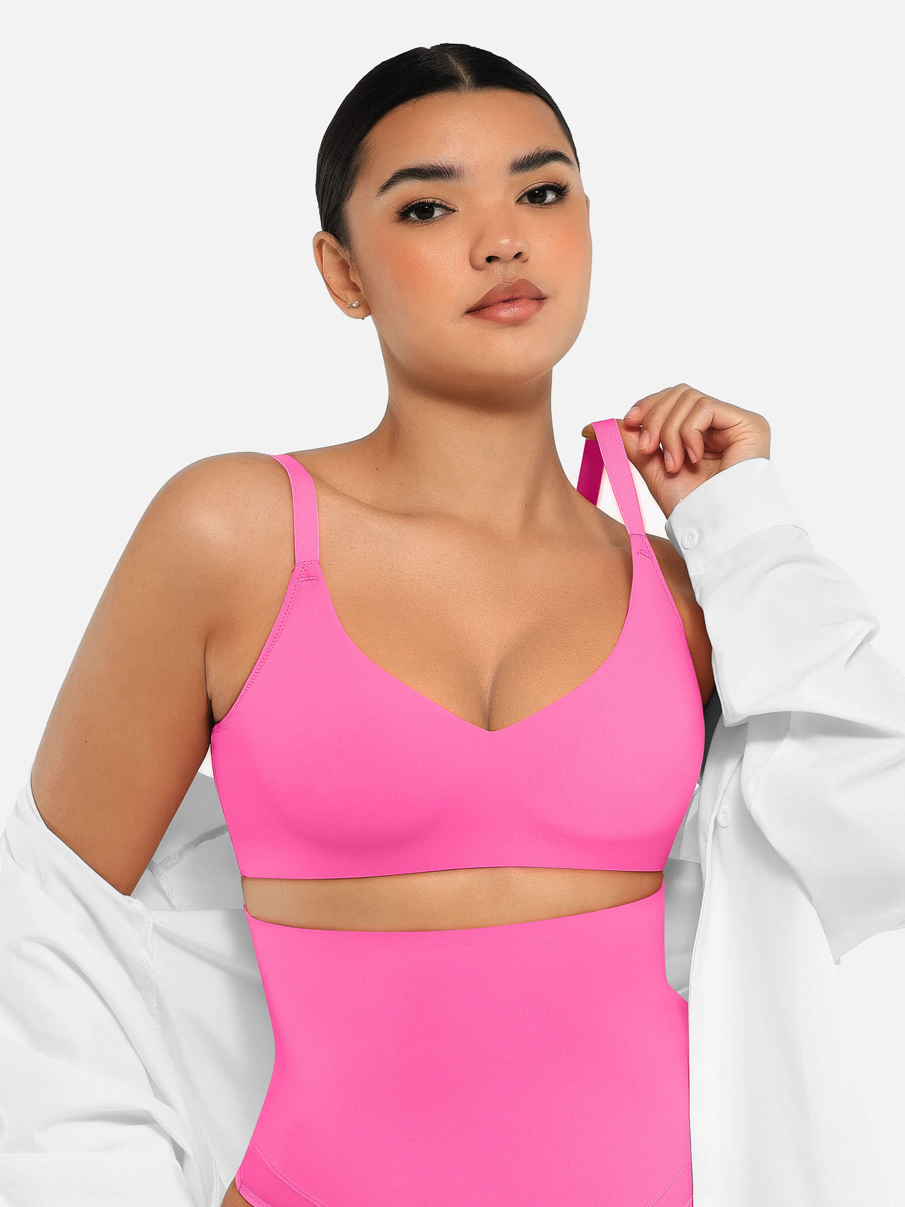 Stretchy Non-Padded Wireless Jelly Bra - Image 33