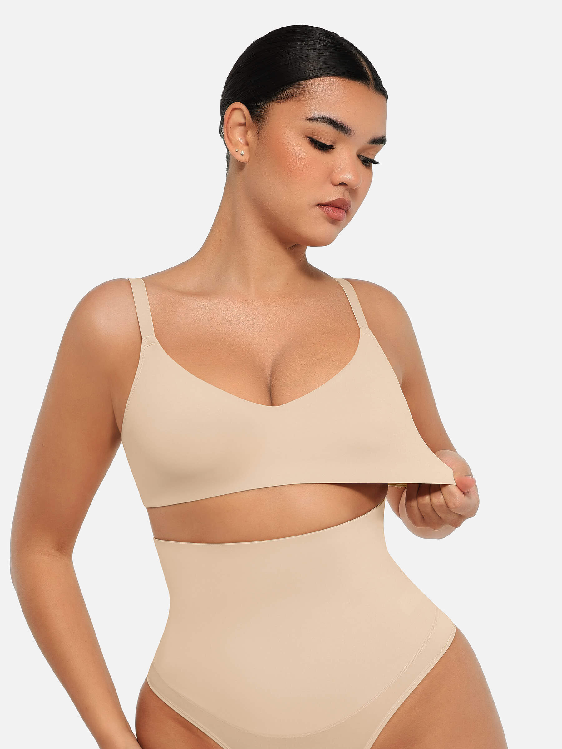 Stretchy Non-Padded Wireless Jelly Bra - Image 4