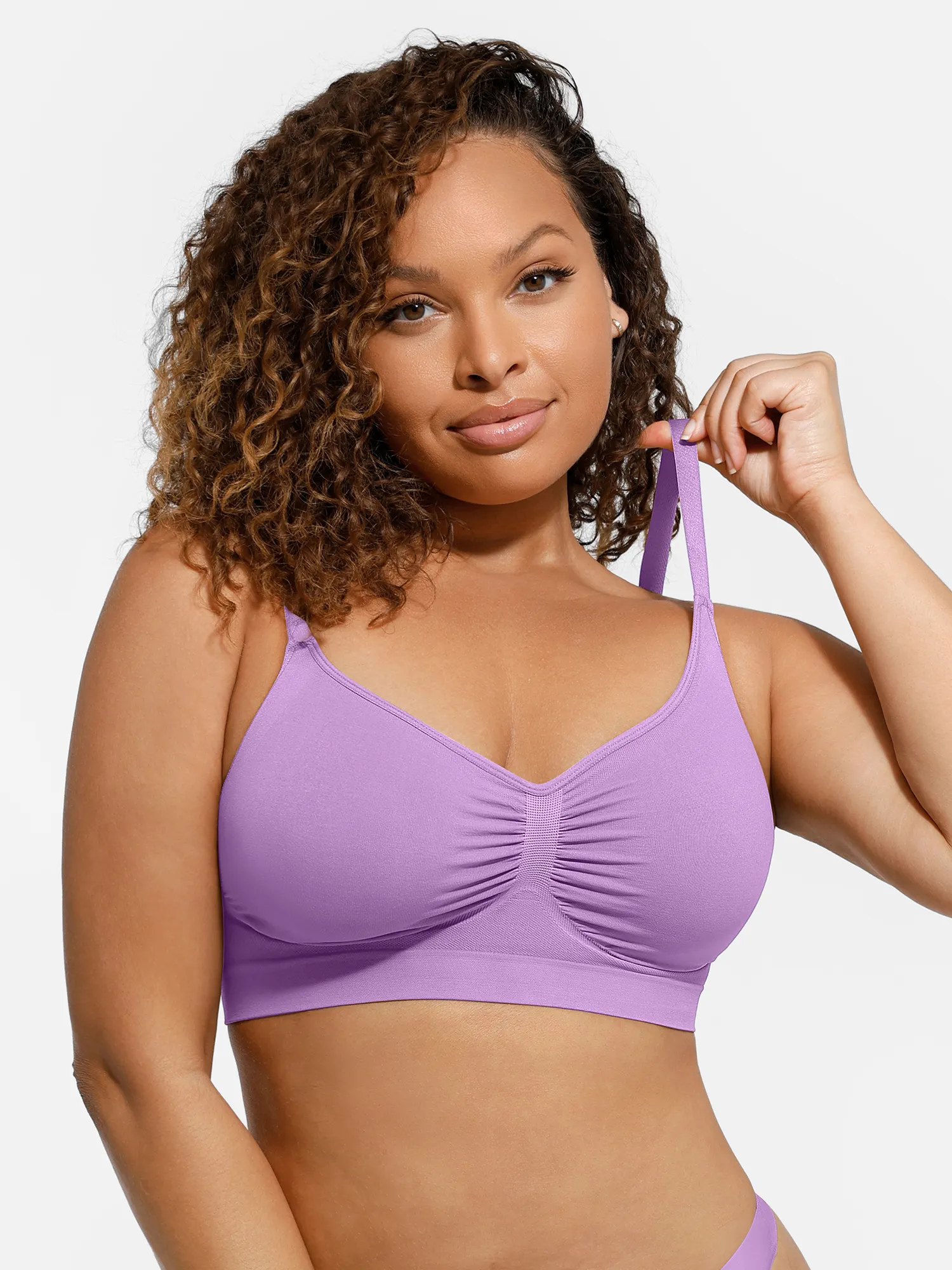 Everyday Wireless Bra Unlined Soft Bra - Image 75