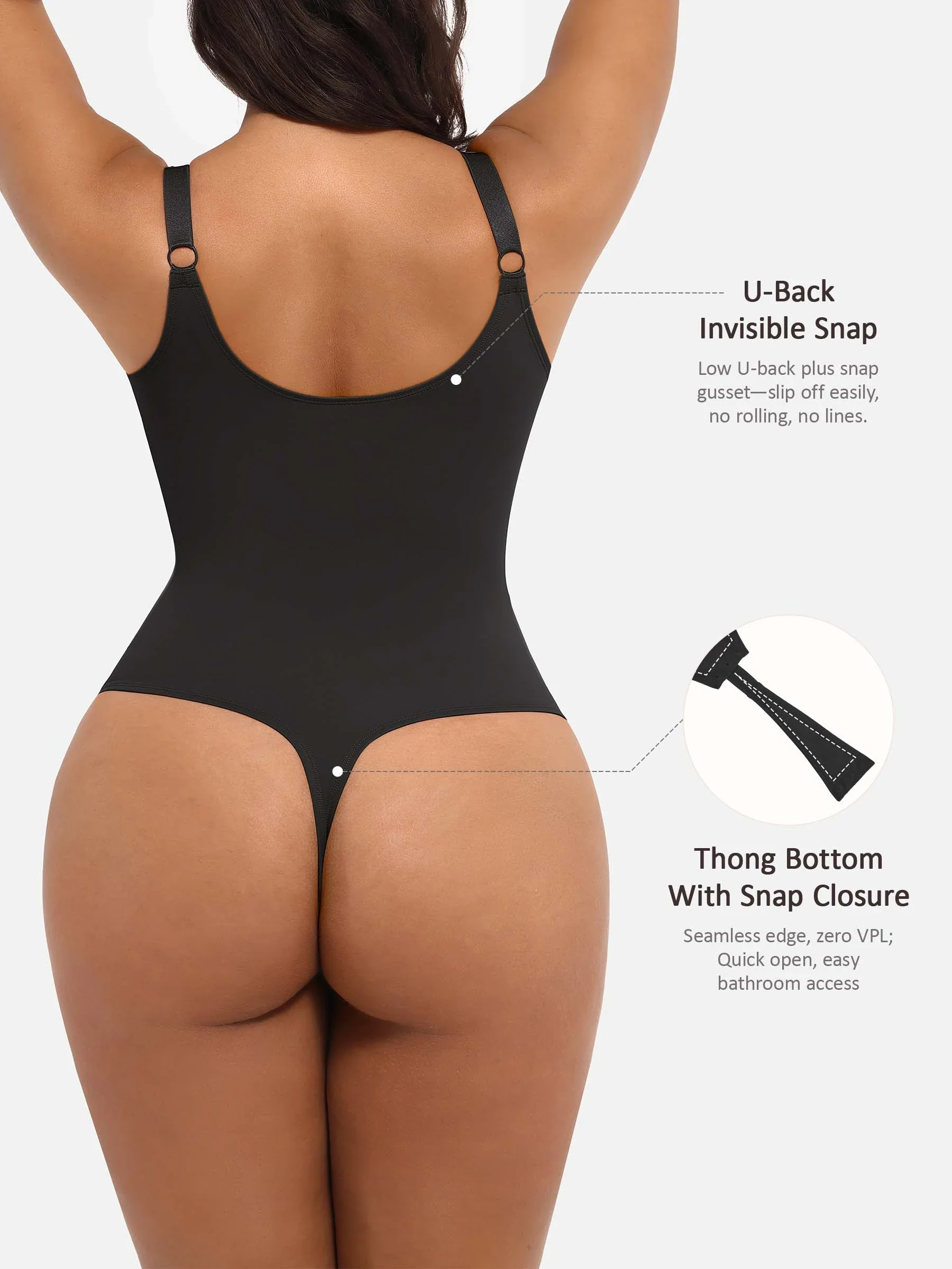 V-Plunge Support Bodysuit - Image 14