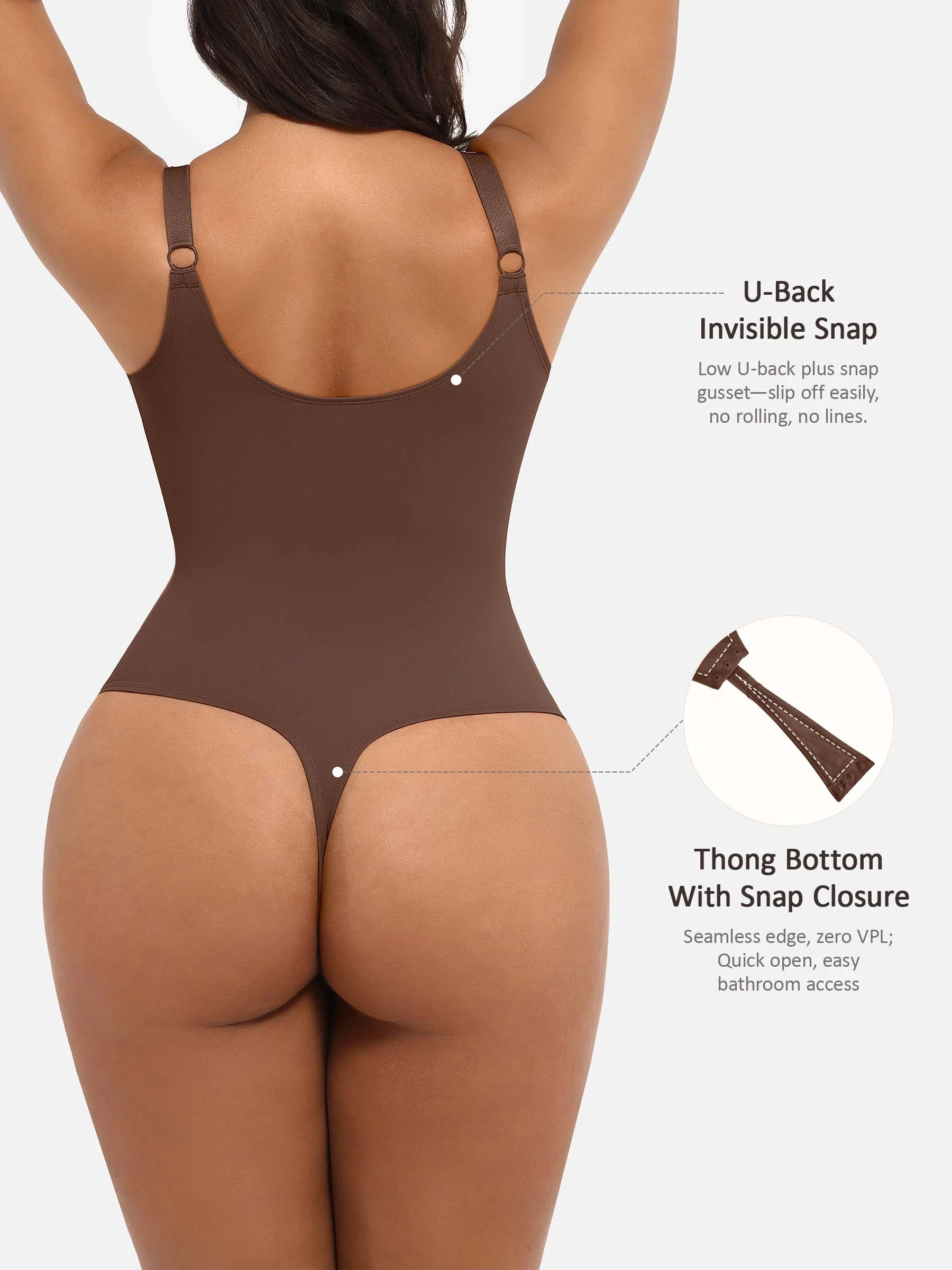 V-Plunge Support Bodysuit - Image 33