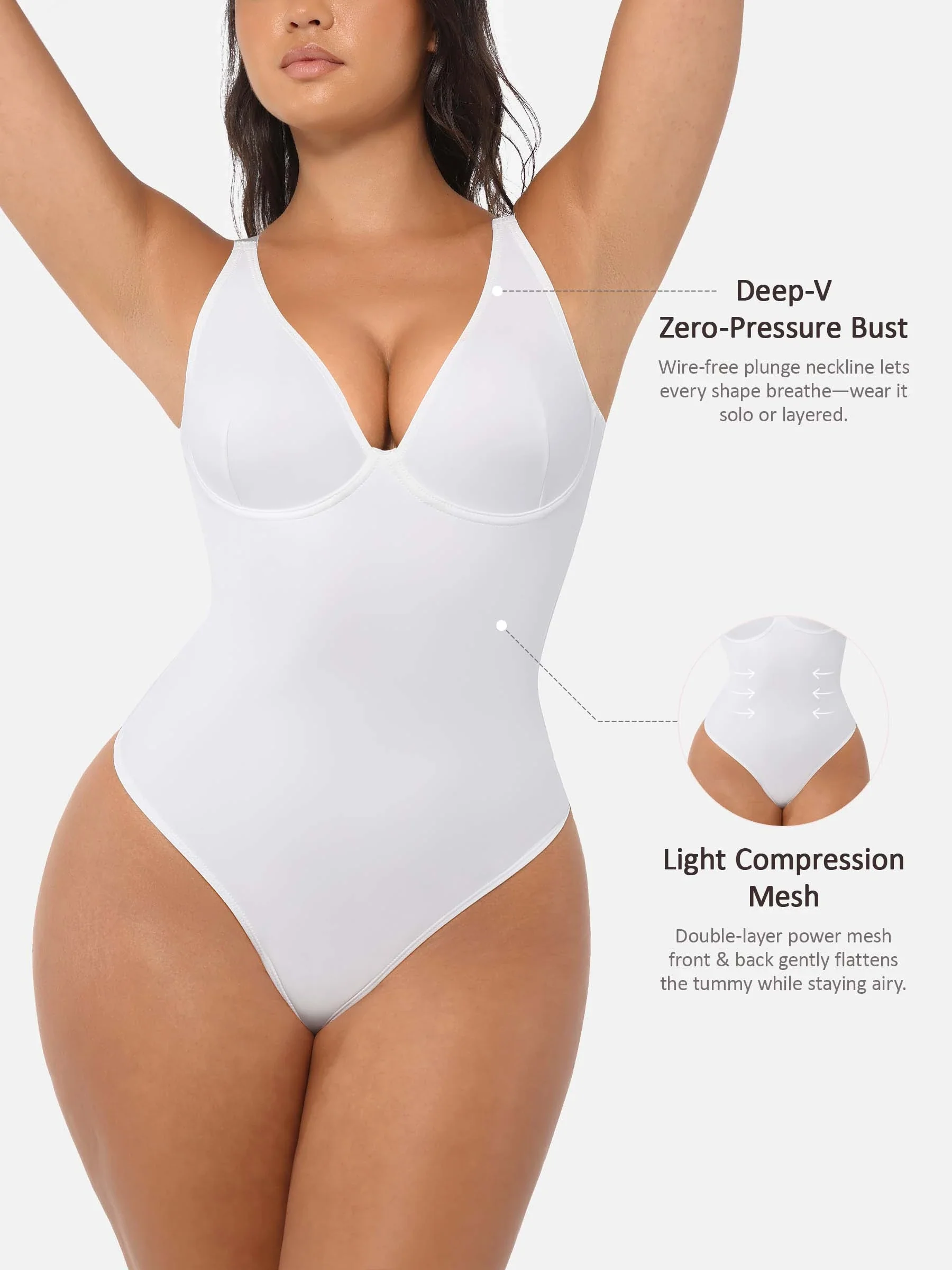 V-Plunge Support Bodysuit - Image 68