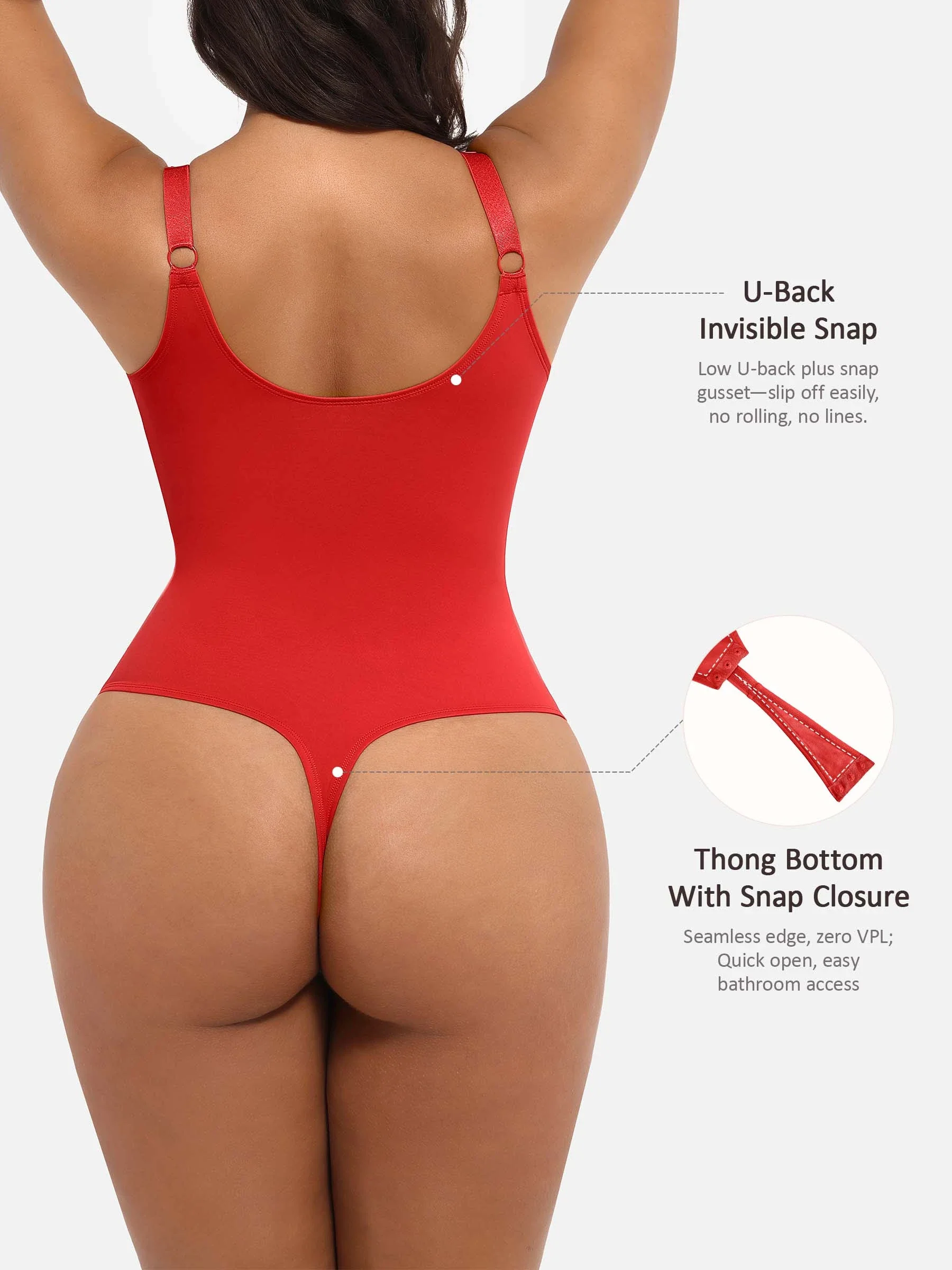 V-Plunge Support Bodysuit - Image 7