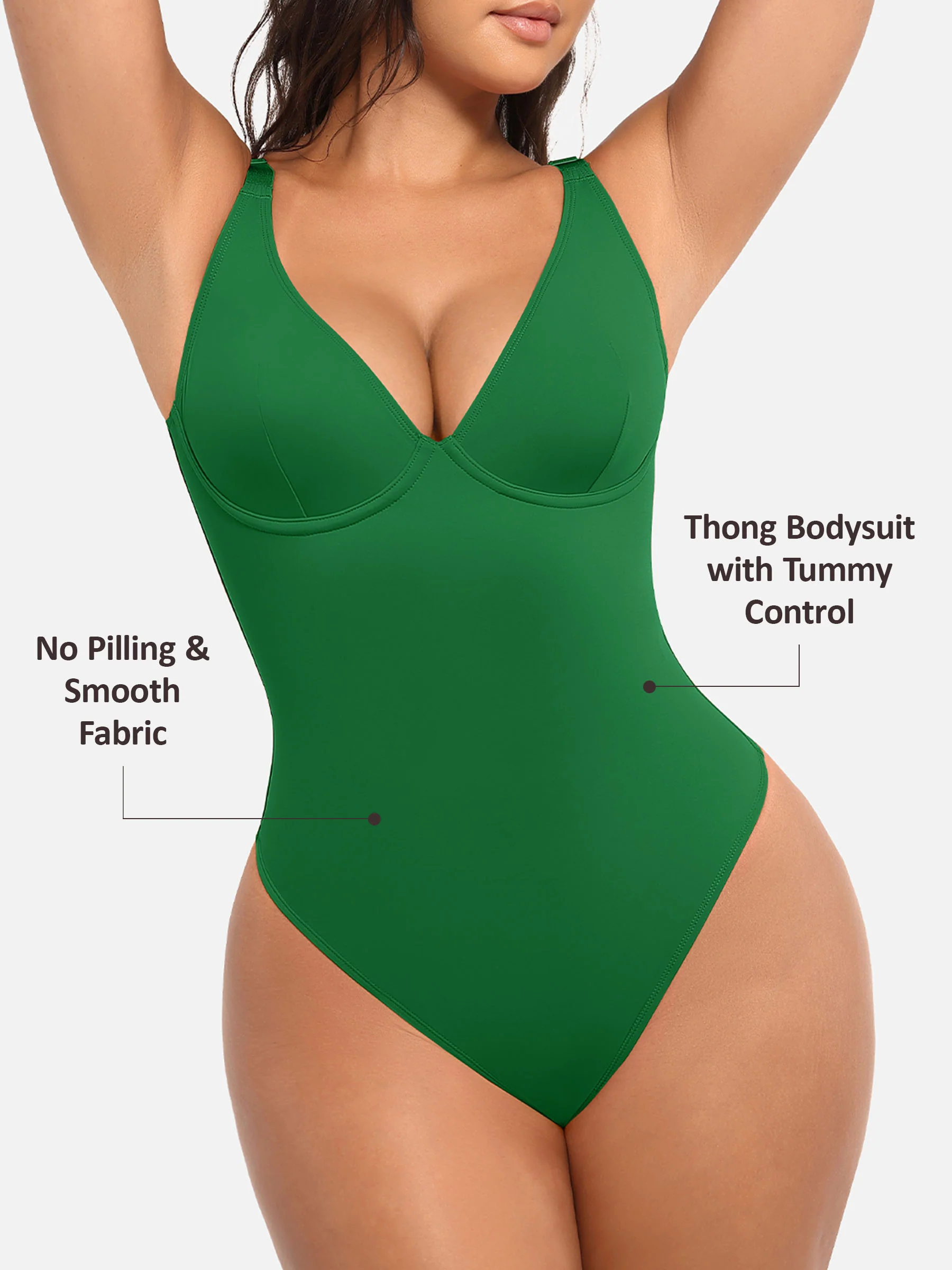 V-Plunge Support Bodysuit - Image 76