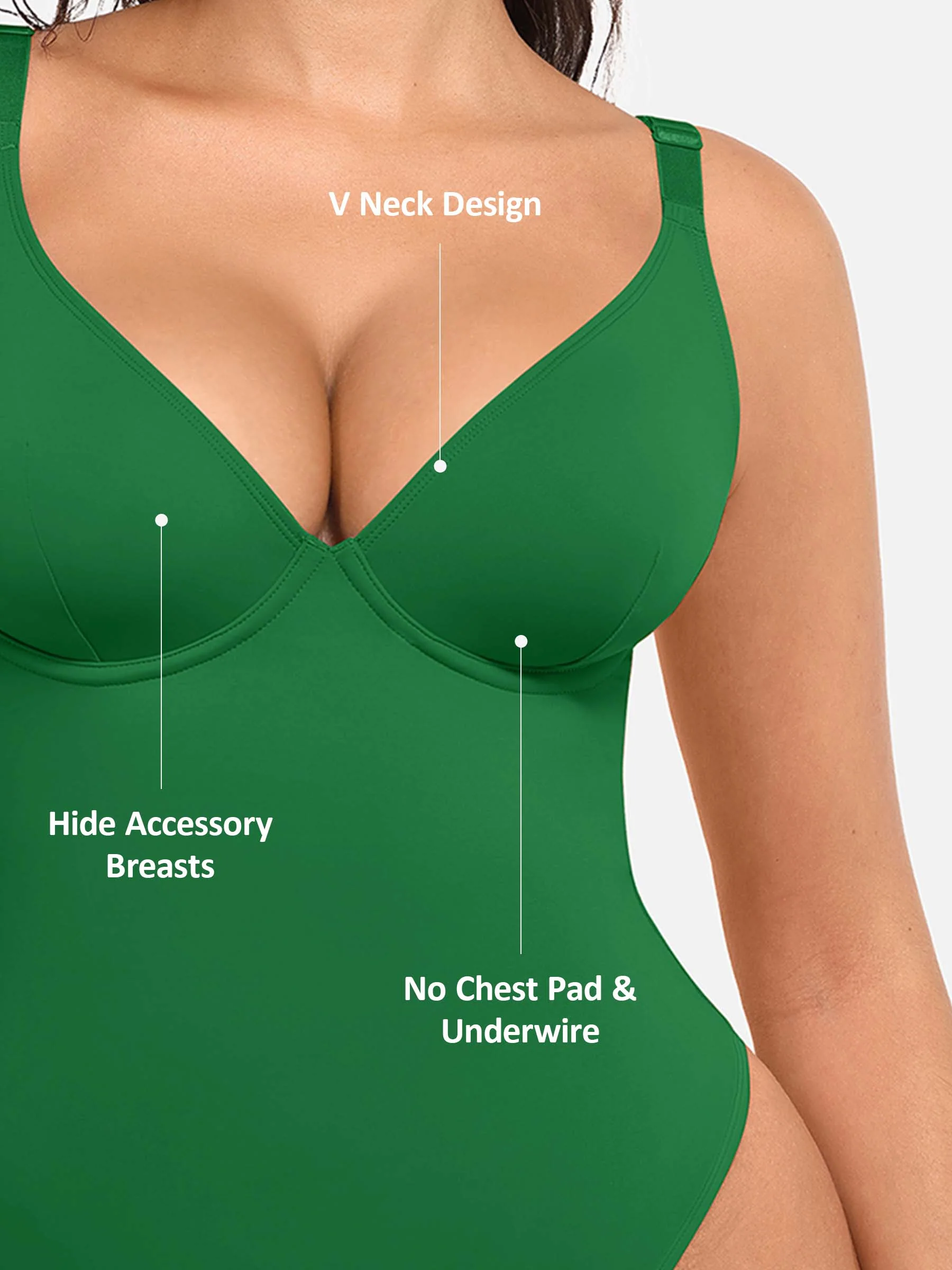 V-Plunge Support Bodysuit - Image 77