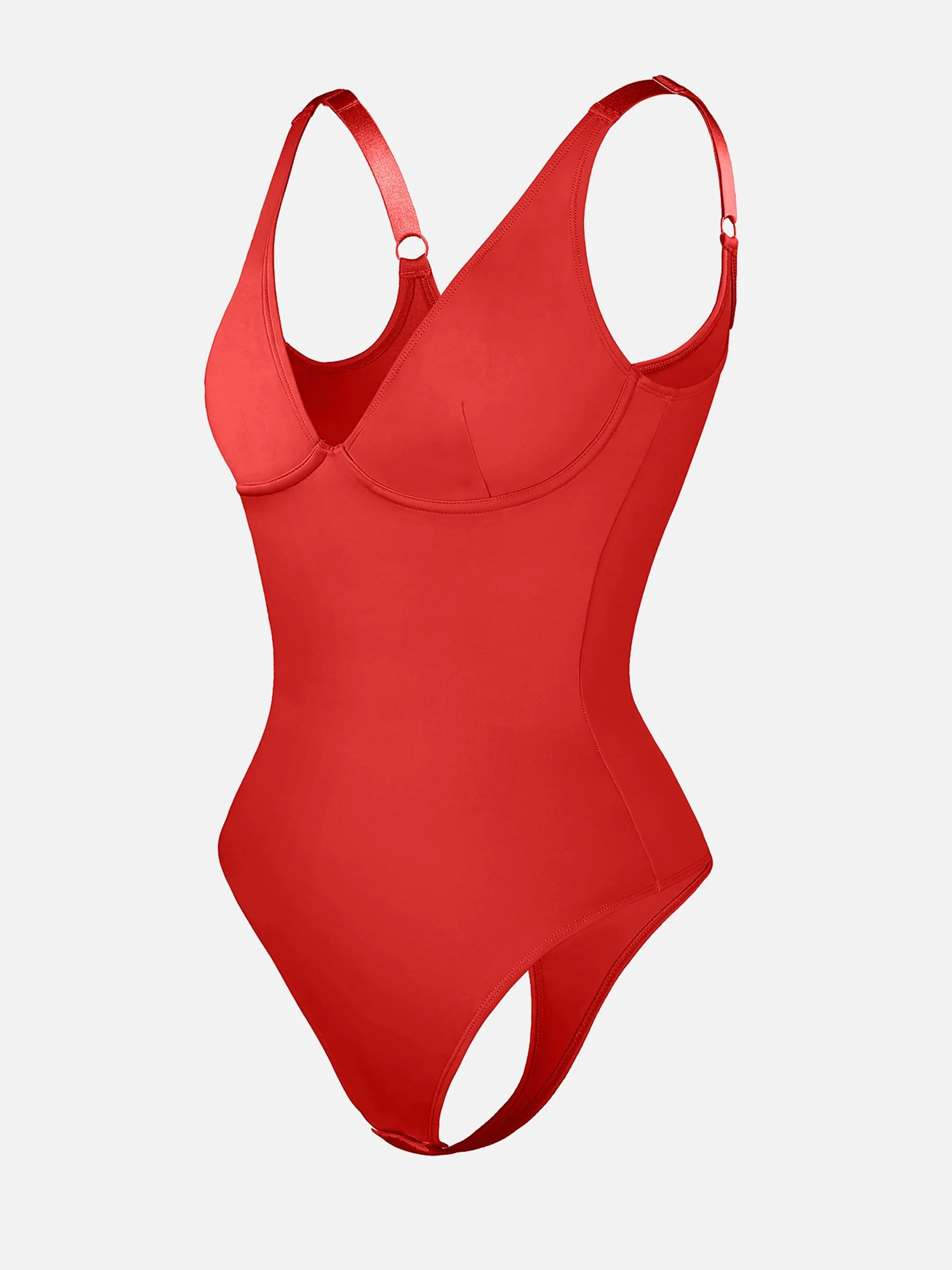 V-Neck Tummy Control Sculpt Bodysuit - Image 43