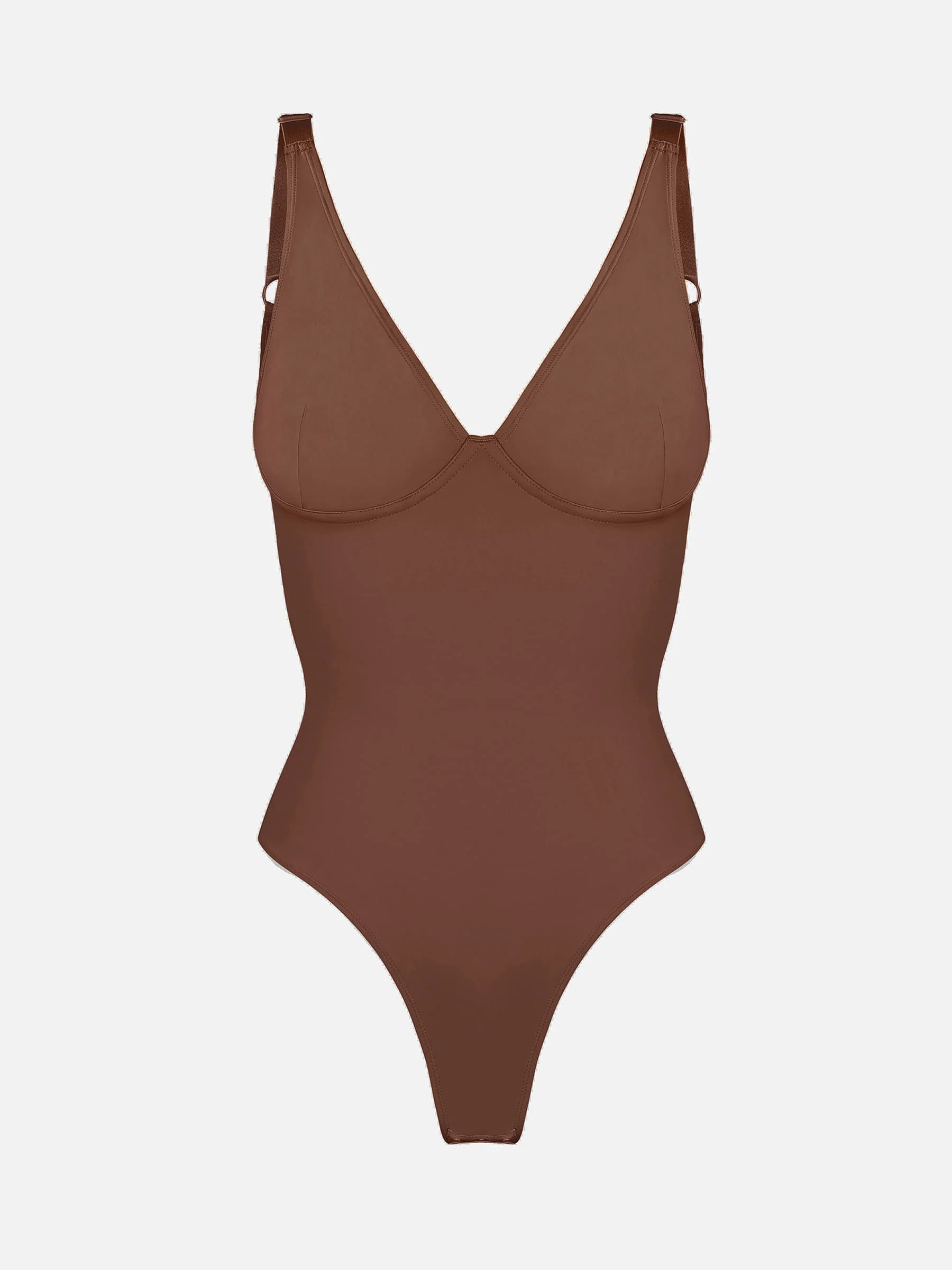 V-Plunge Tummy Control Stretch Bodysuit - Image 13