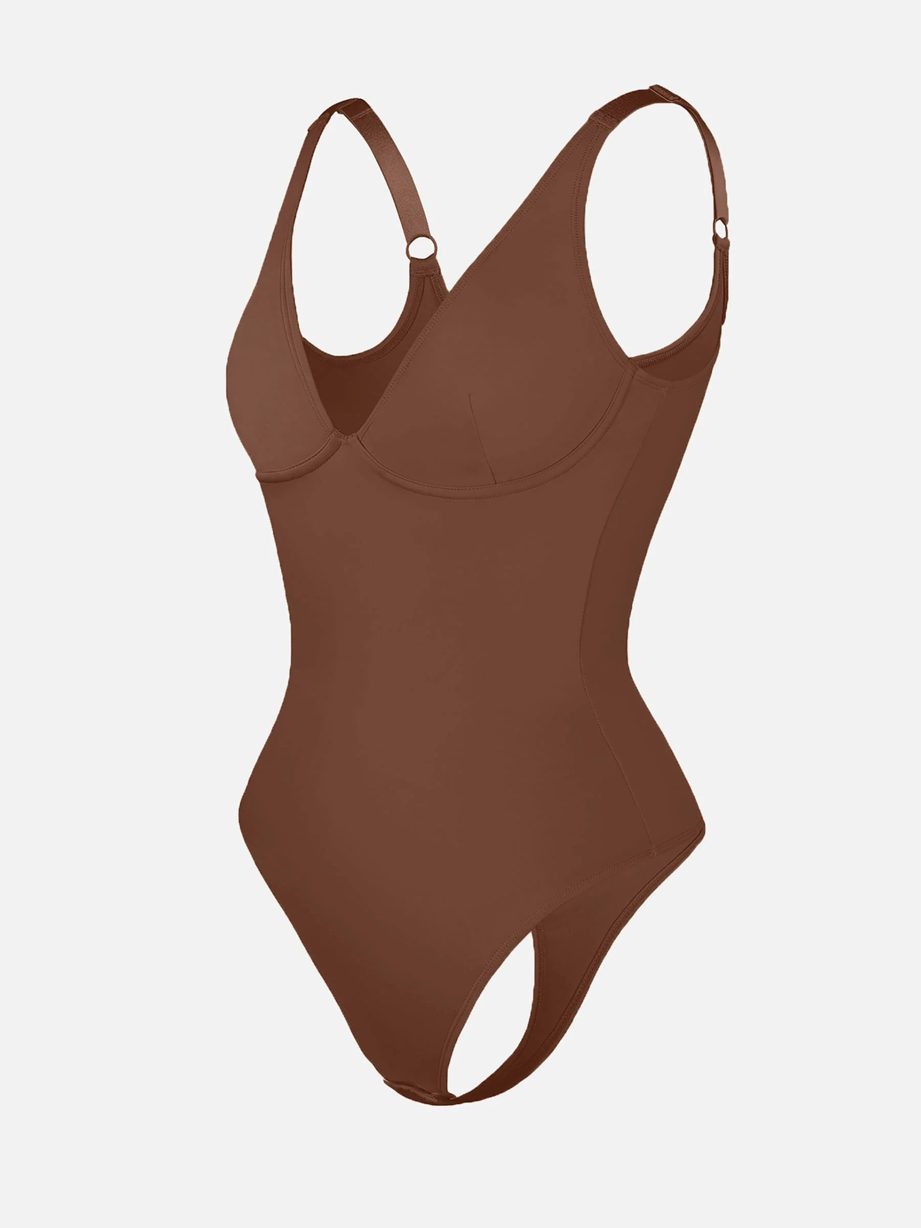 V-Plunge Tummy Control Stretch Bodysuit - Image 14