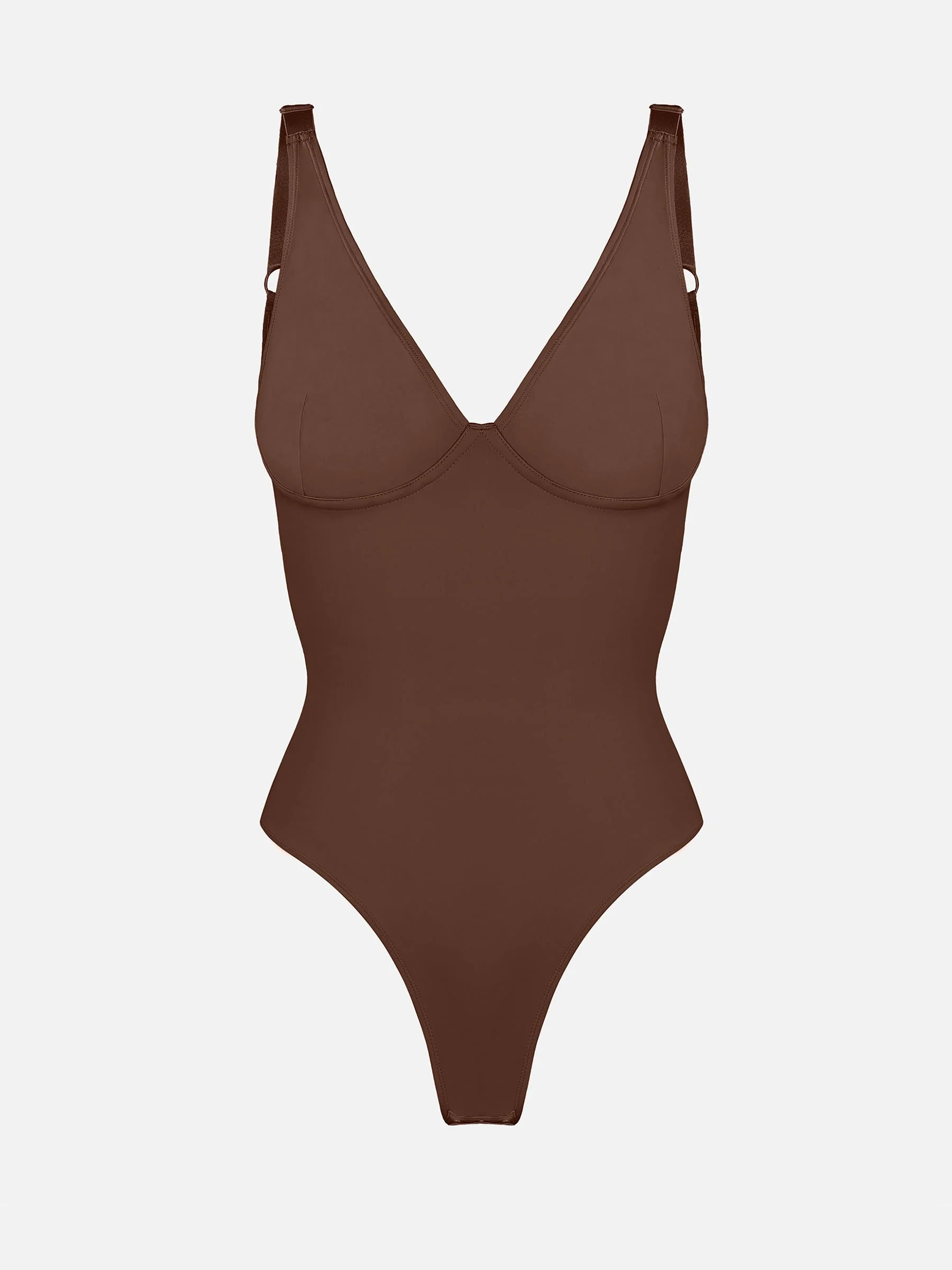 V-Neck Tummy Control Sculpt Bodysuit - Image 76