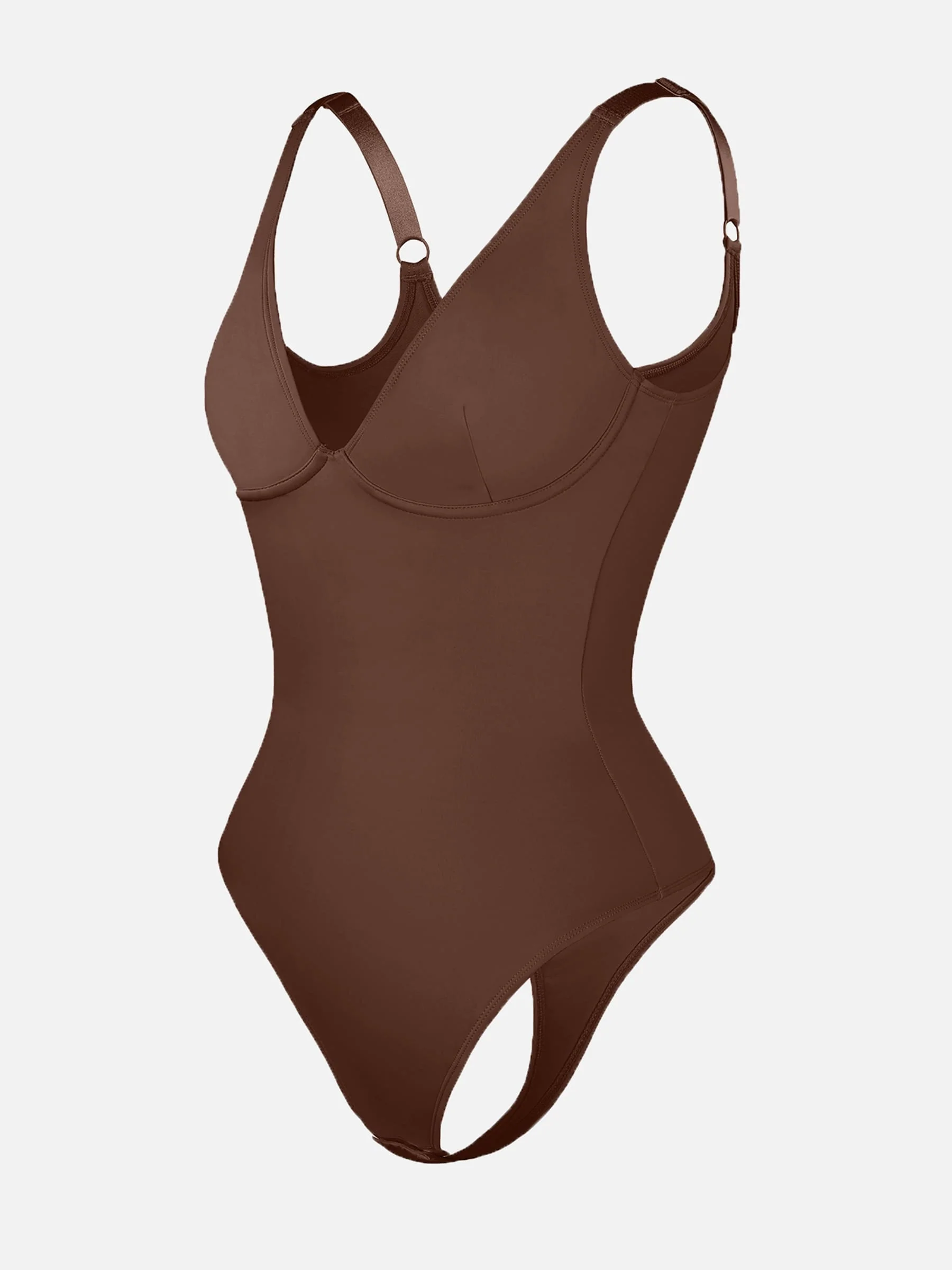 V-Neck Tummy Control Sculpt Bodysuit - Image 77