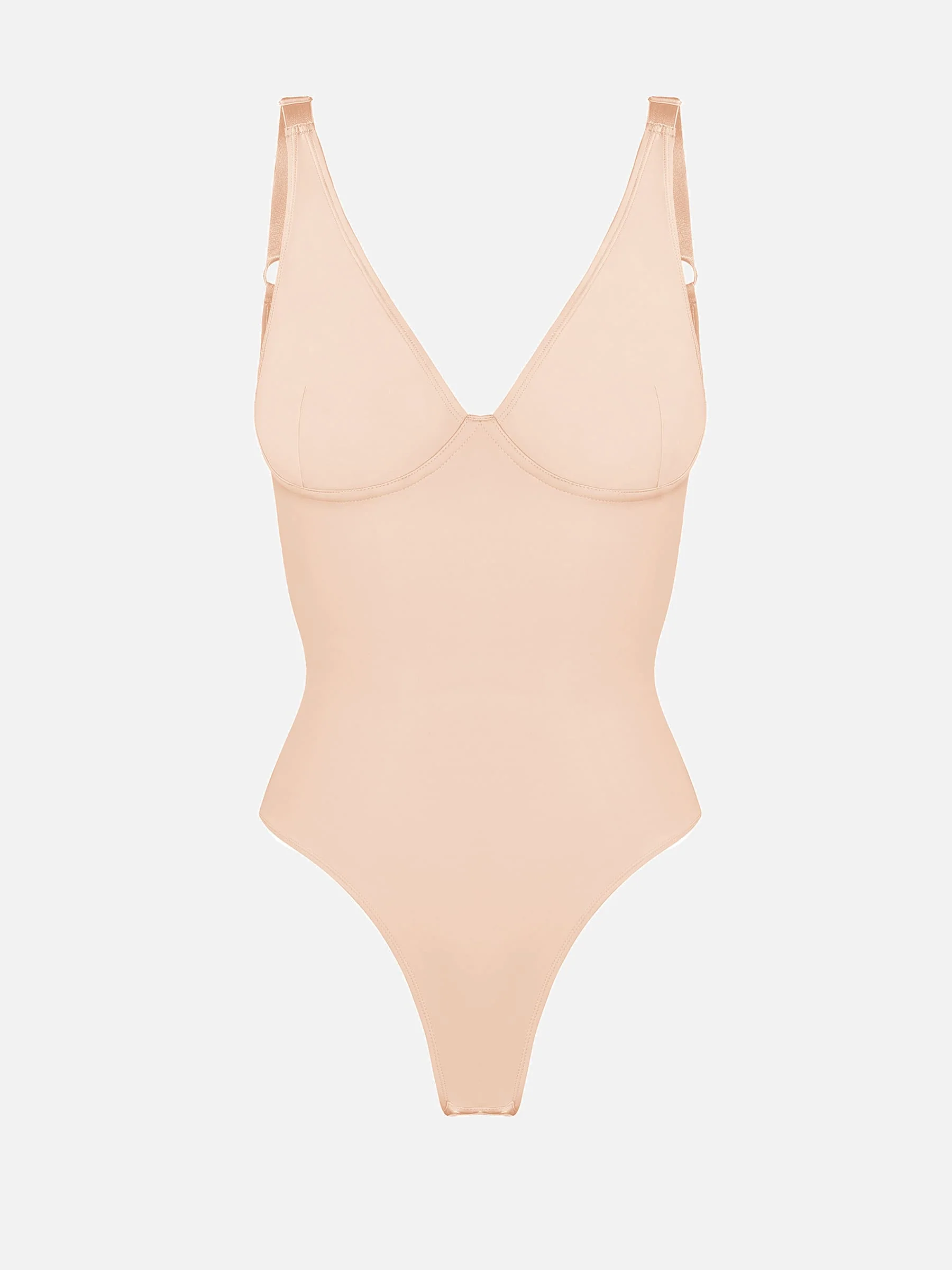 V-Plunge Tummy Control Stretch Bodysuit - Image 27