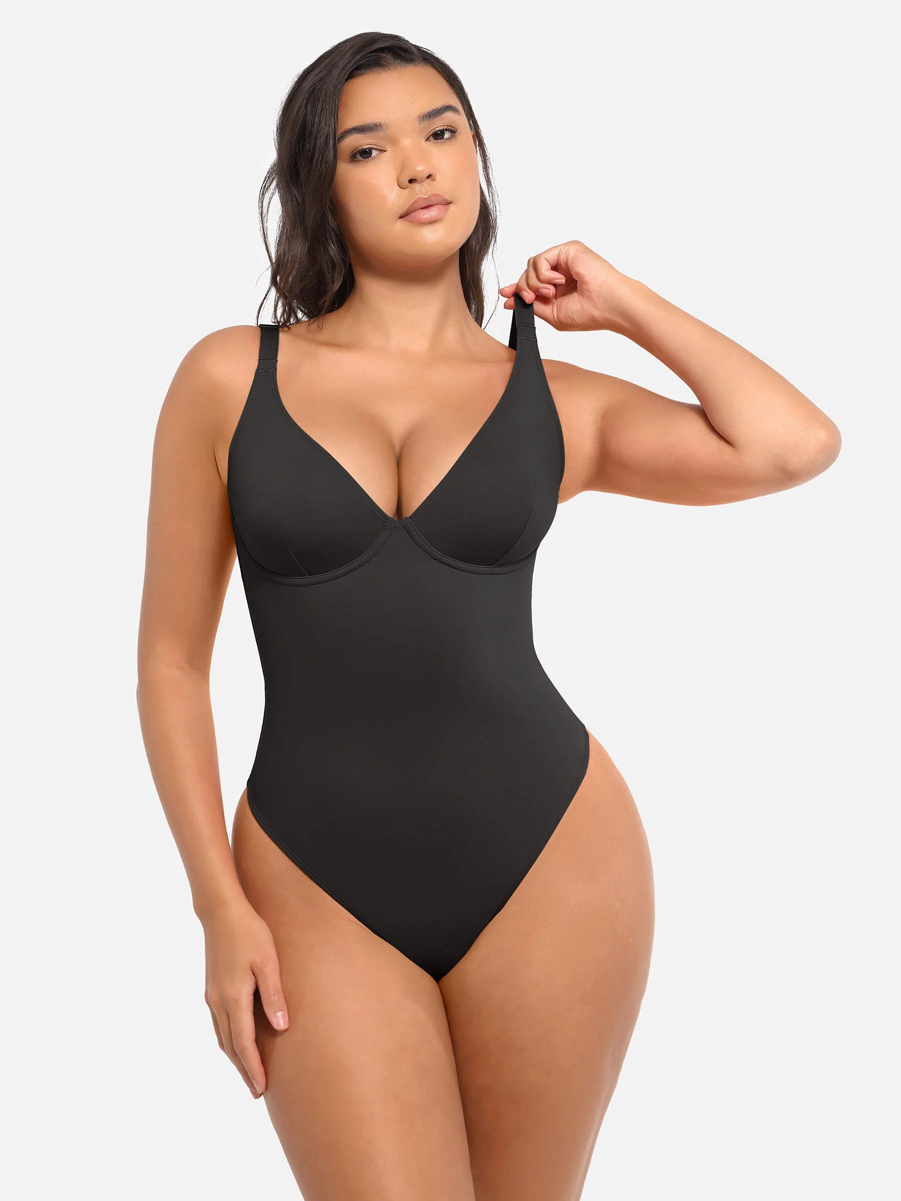 2-Pack V-Neck Tummy Control Bodysuit Bundle - Image 14