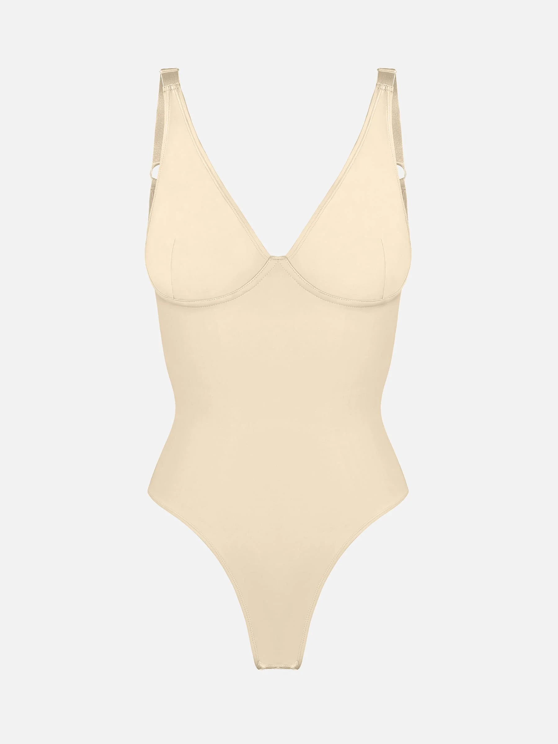 V-Neck Tummy Control Sculpt Bodysuit - Image 66