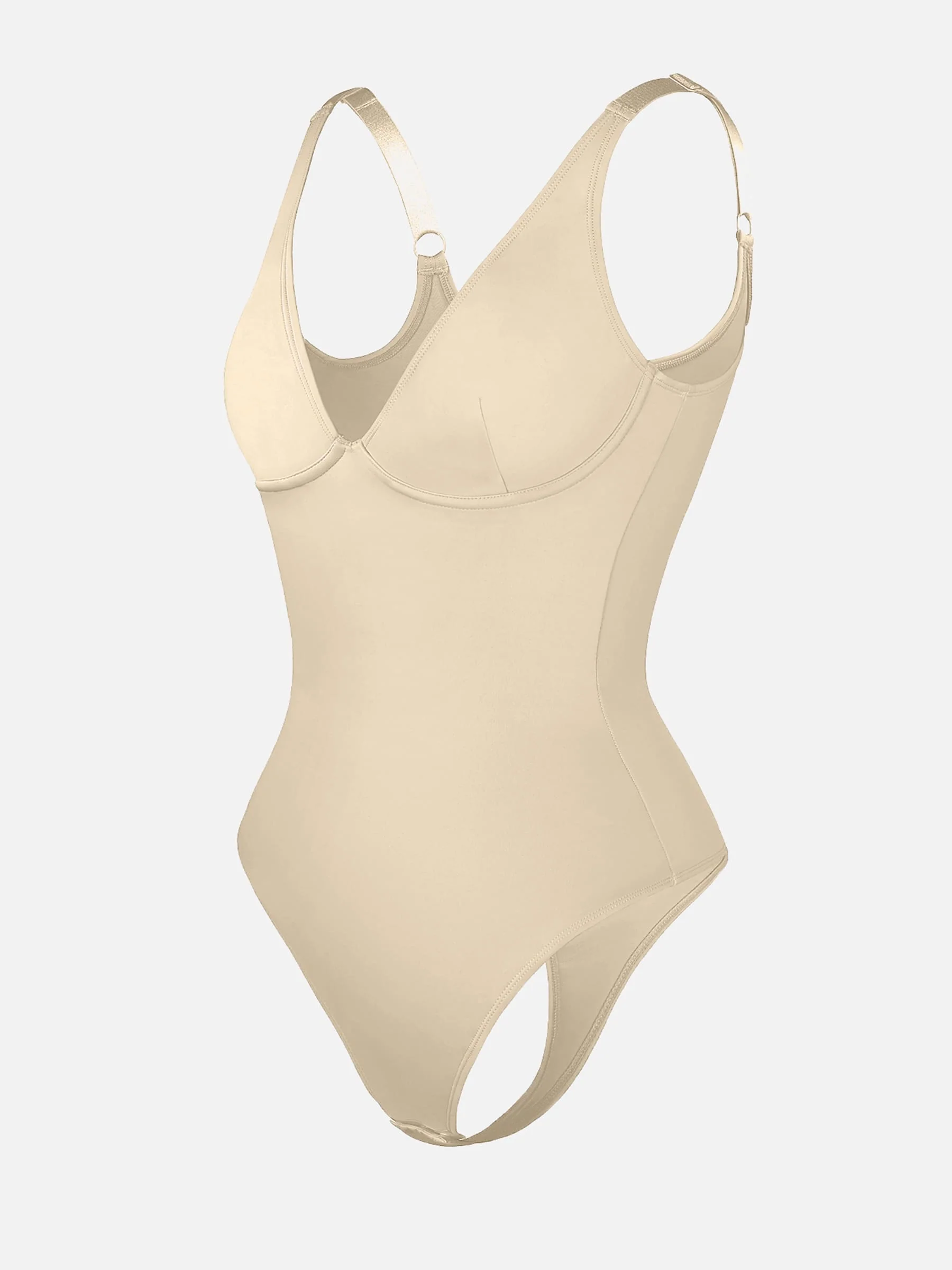V-Neck Tummy Control Sculpt Bodysuit - Image 67