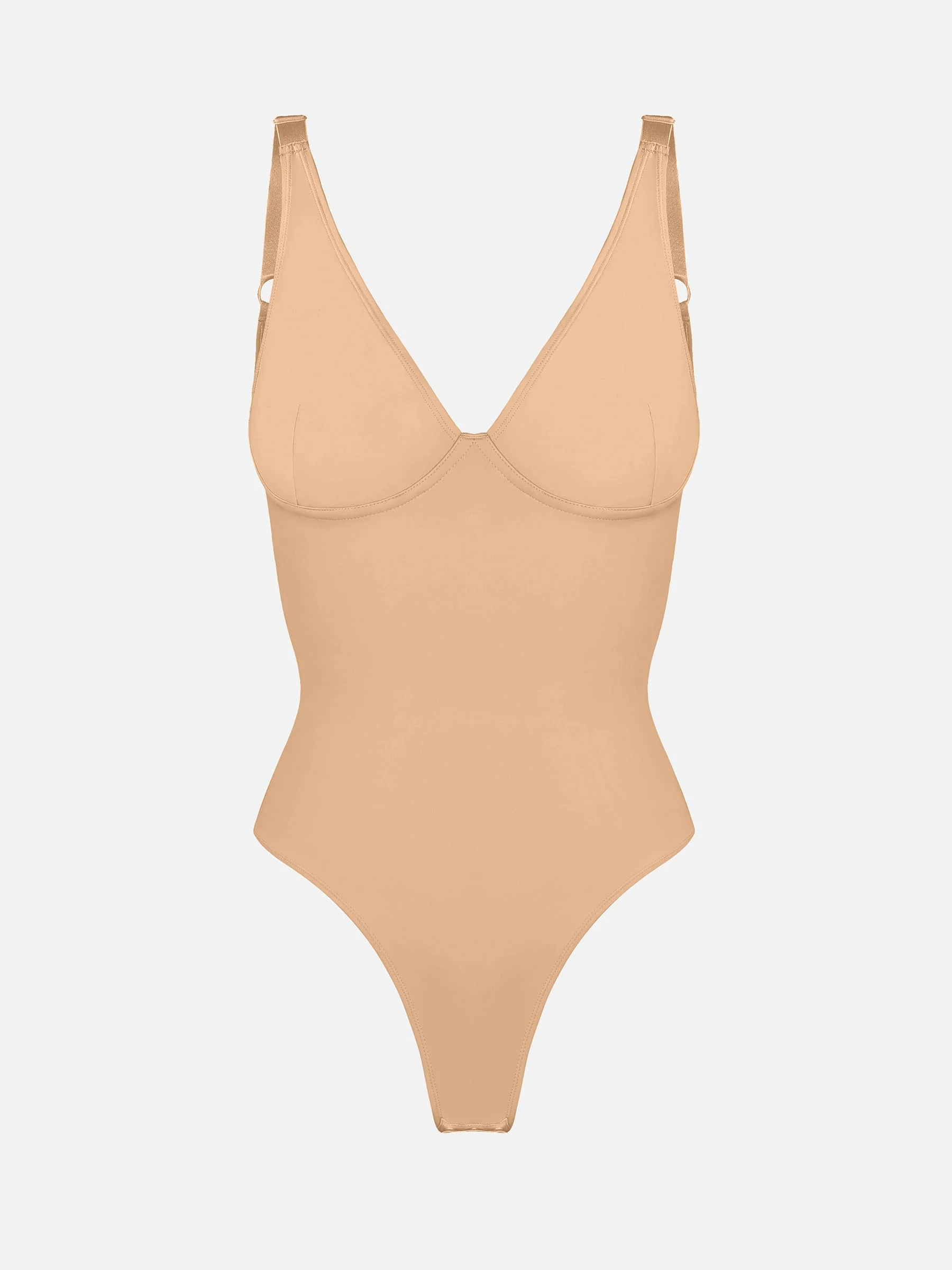 V-Neck Tummy Control Sculpt Bodysuit - Image 50