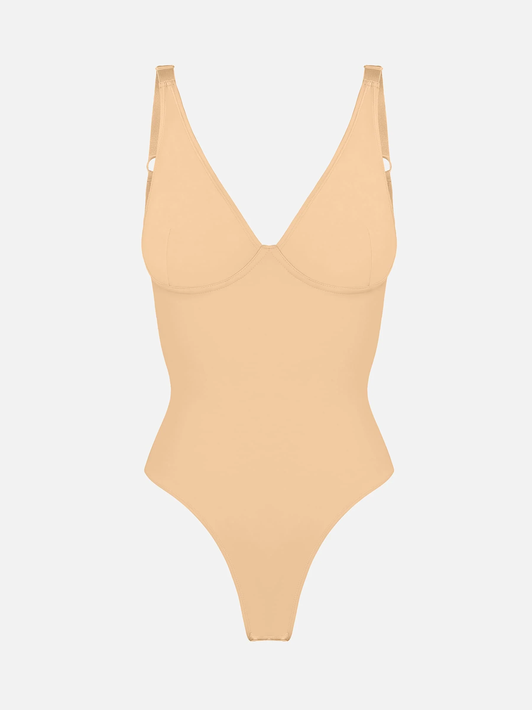 V-Neck Tummy Control Sculpt Bodysuit - Image 58