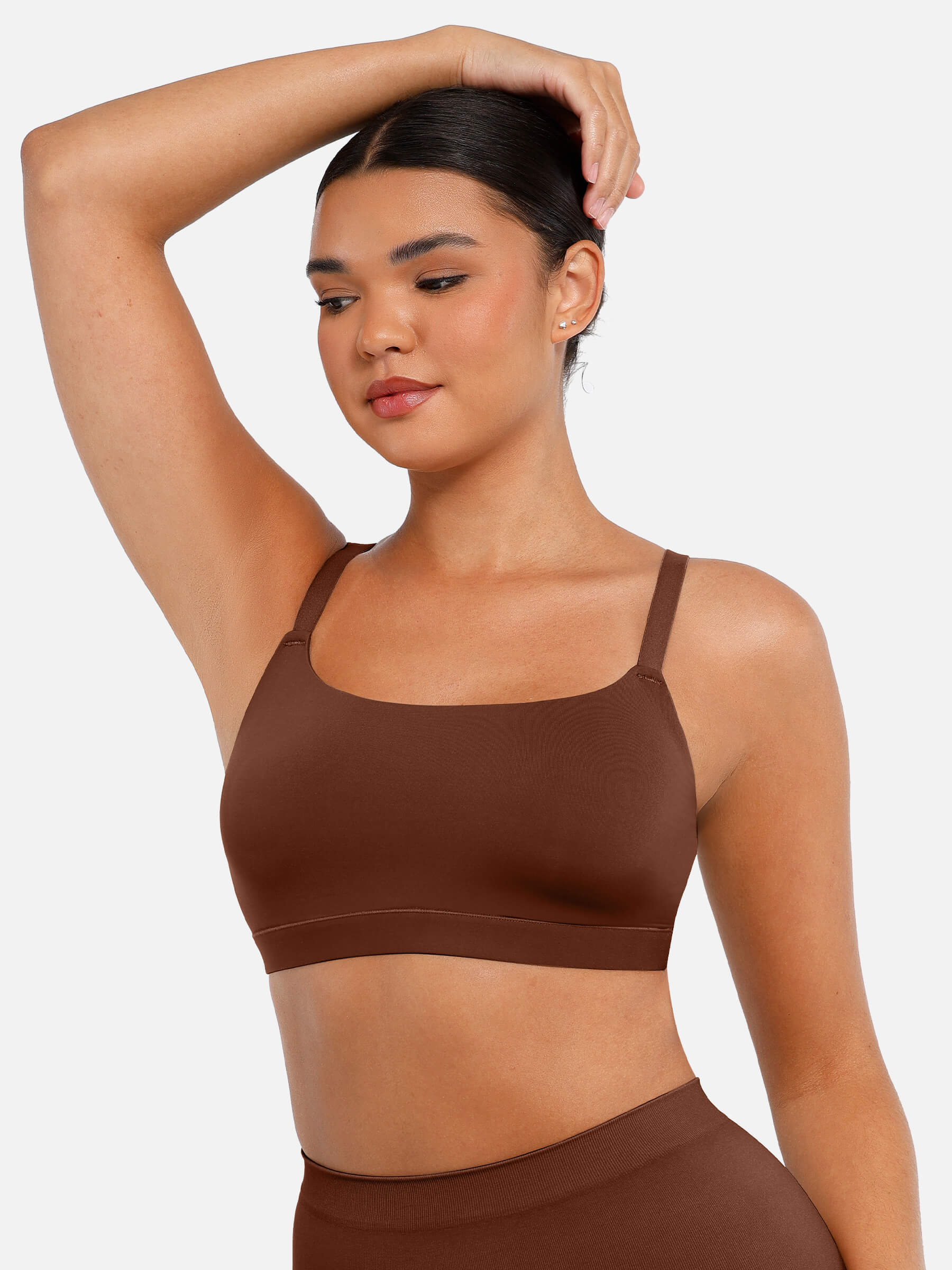 Wireless Invisible Square Neck Everyday Bra - Image 43