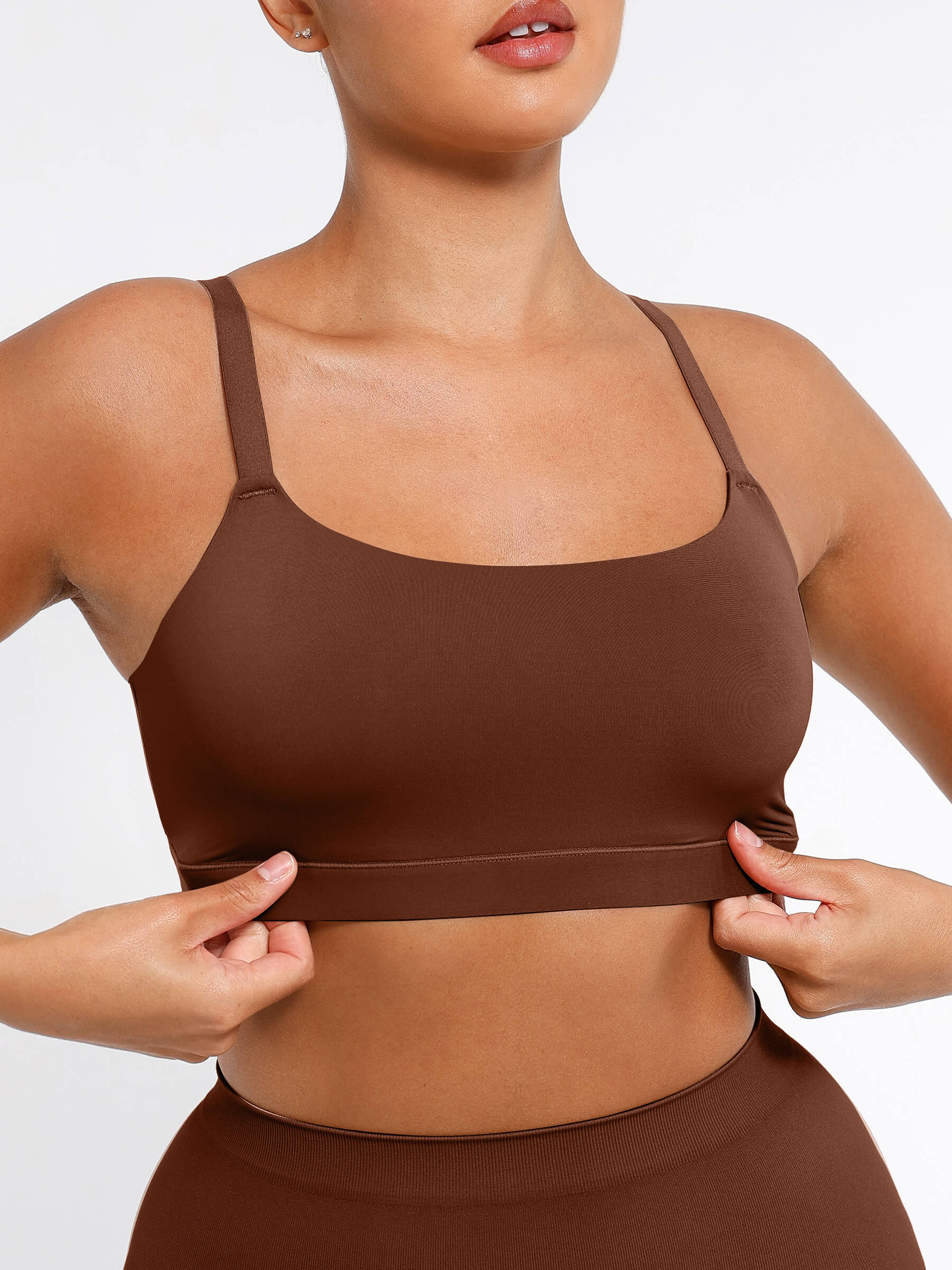 Wireless Invisible Square Neck Everyday Bra - Image 44