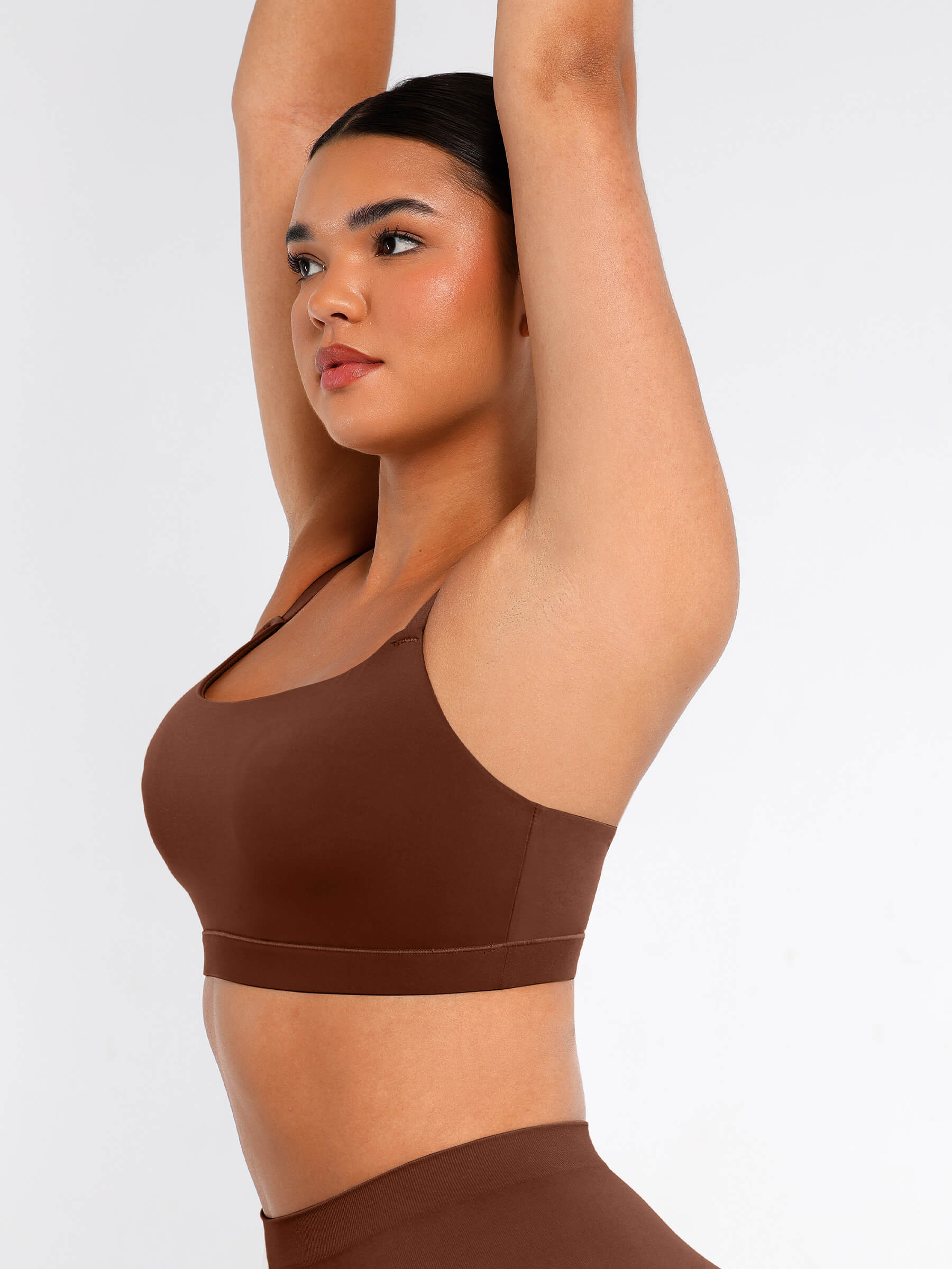Wireless Invisible Square Neck Everyday Bra - Image 45