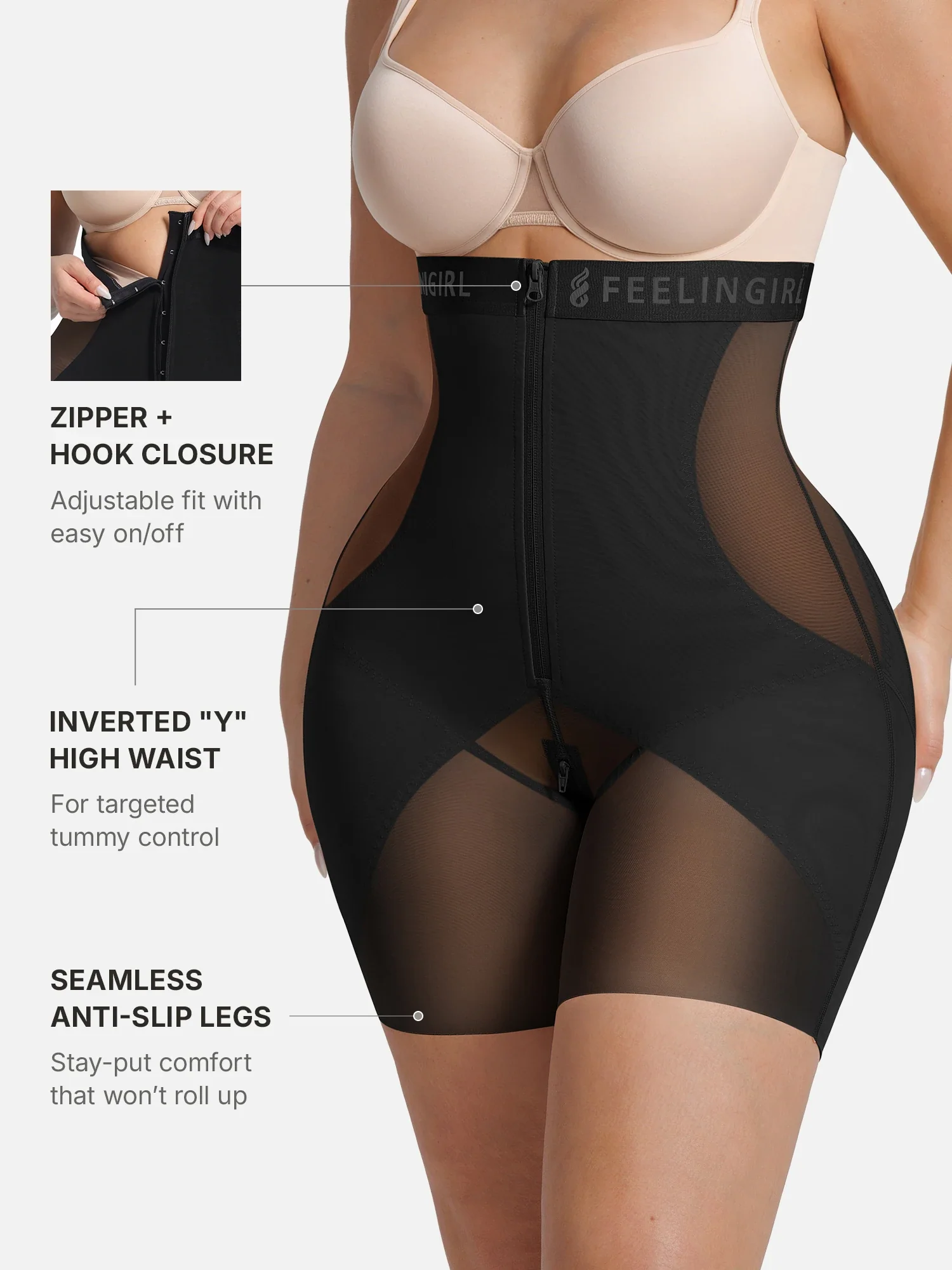 Tummy Control Butt Lift Shaper Shorts - Image 4