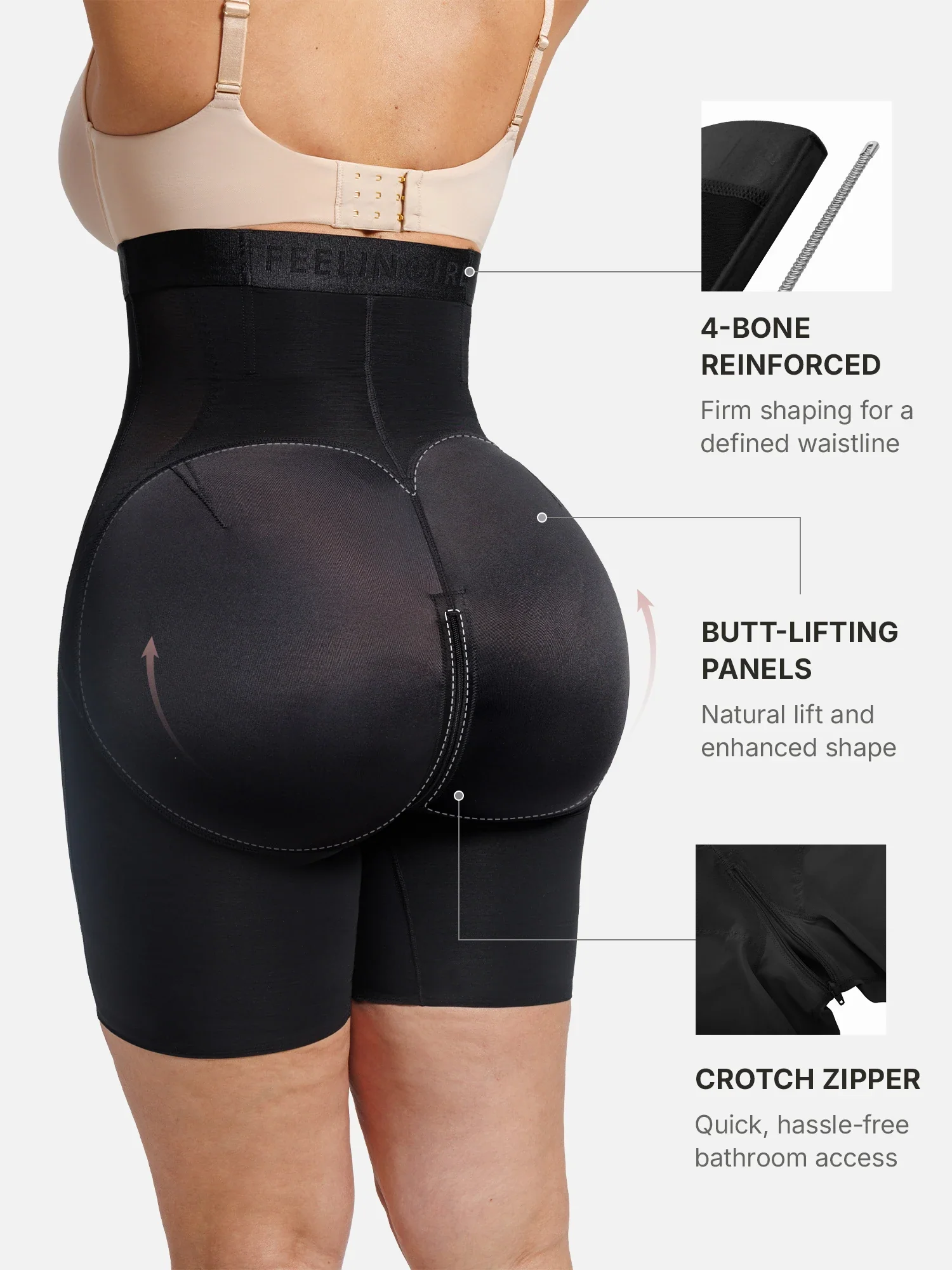Tummy Control Butt Lift Shaper Shorts - Image 5