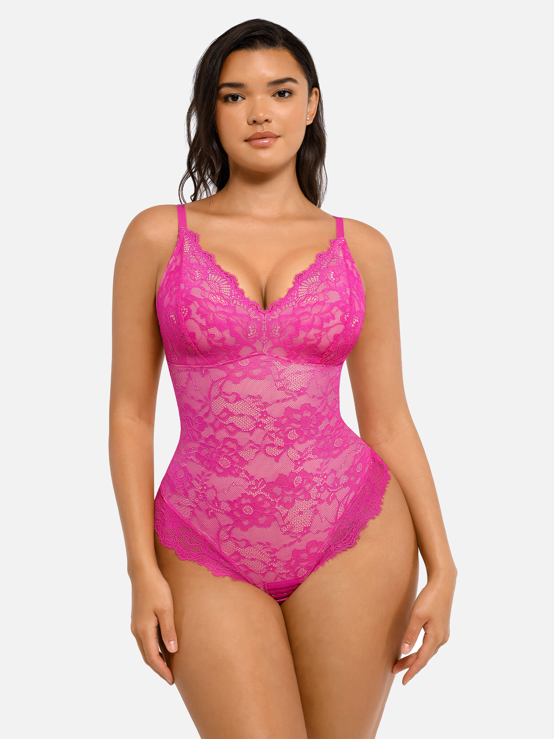 2-Pack Lace V Neck Bodysuit Bundle - Image 18